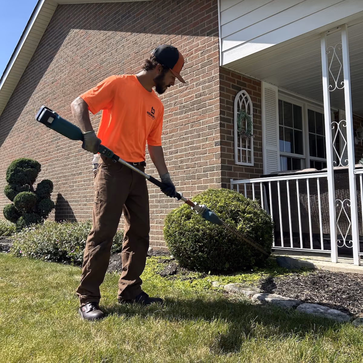 Professional shrub trimming near me by Howie’s Lawn Care LLC in Hilliard, Ohio