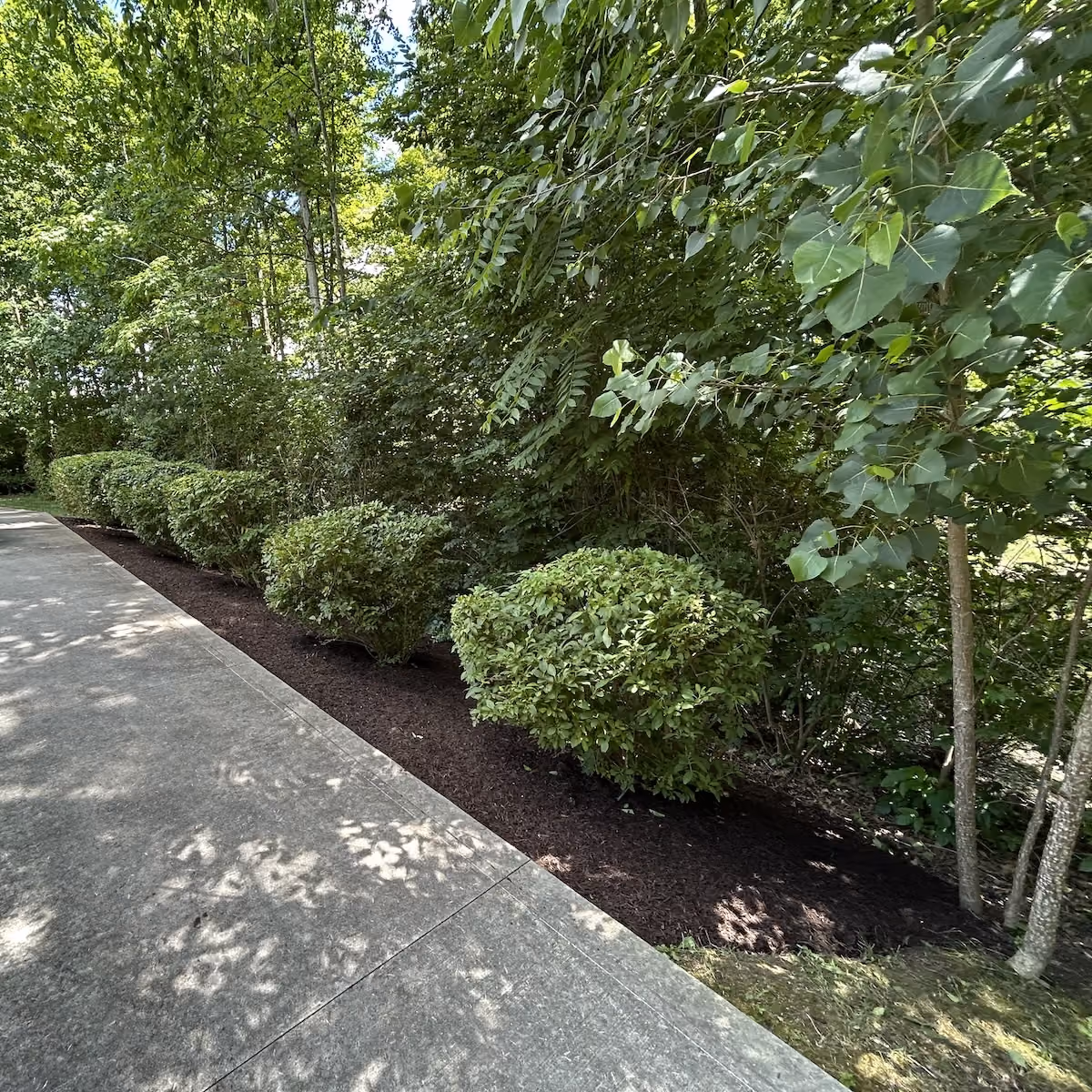 landscape bed maintenance near me by Howie's Lawn Care LLC