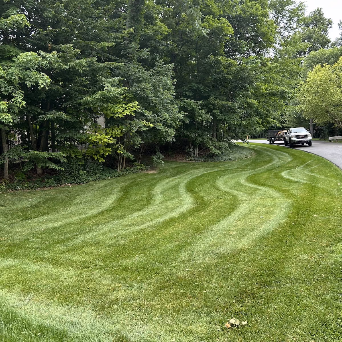 professional lawn mowing by Howie's Lawn Care LLC