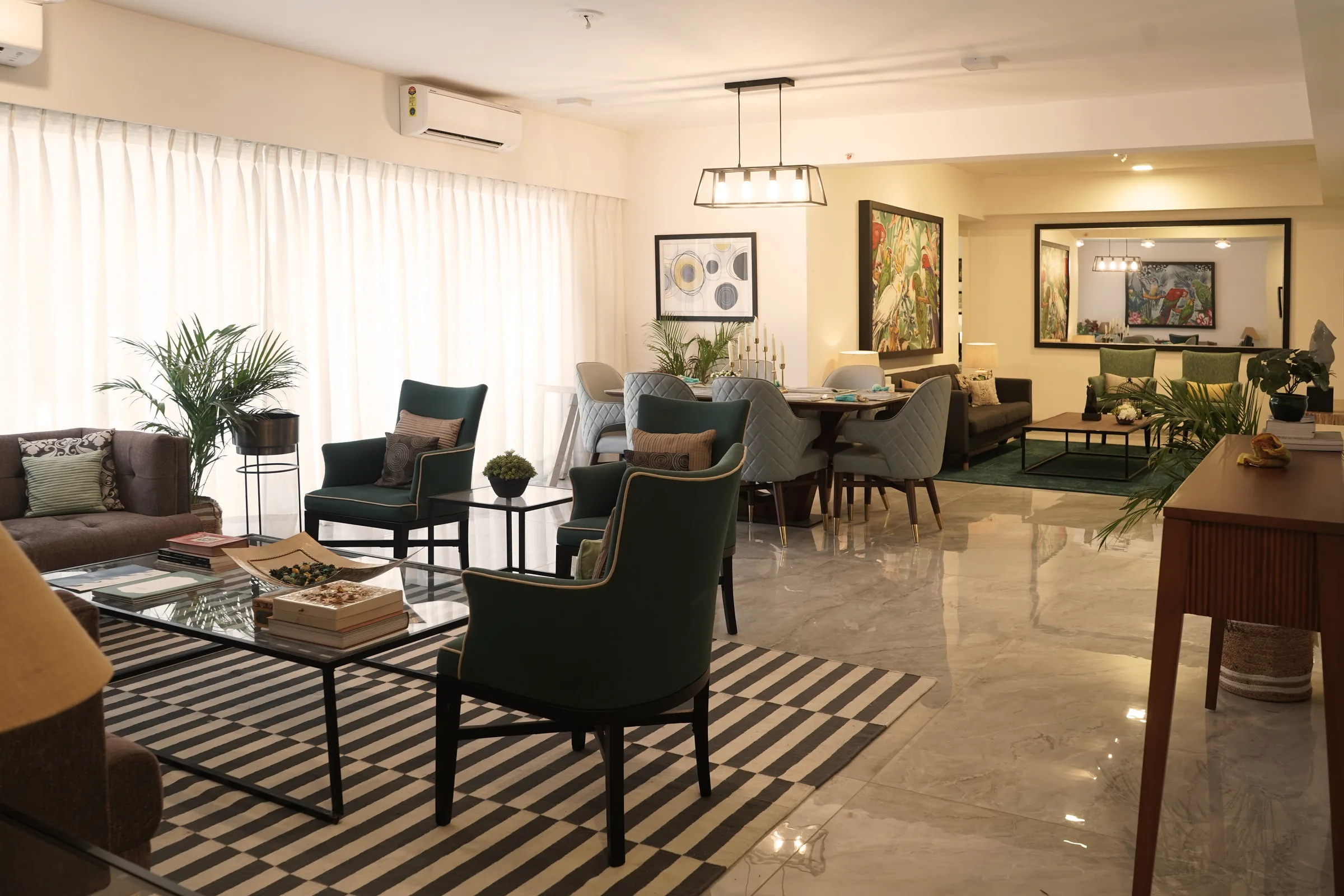 Kiara show apartment lounge