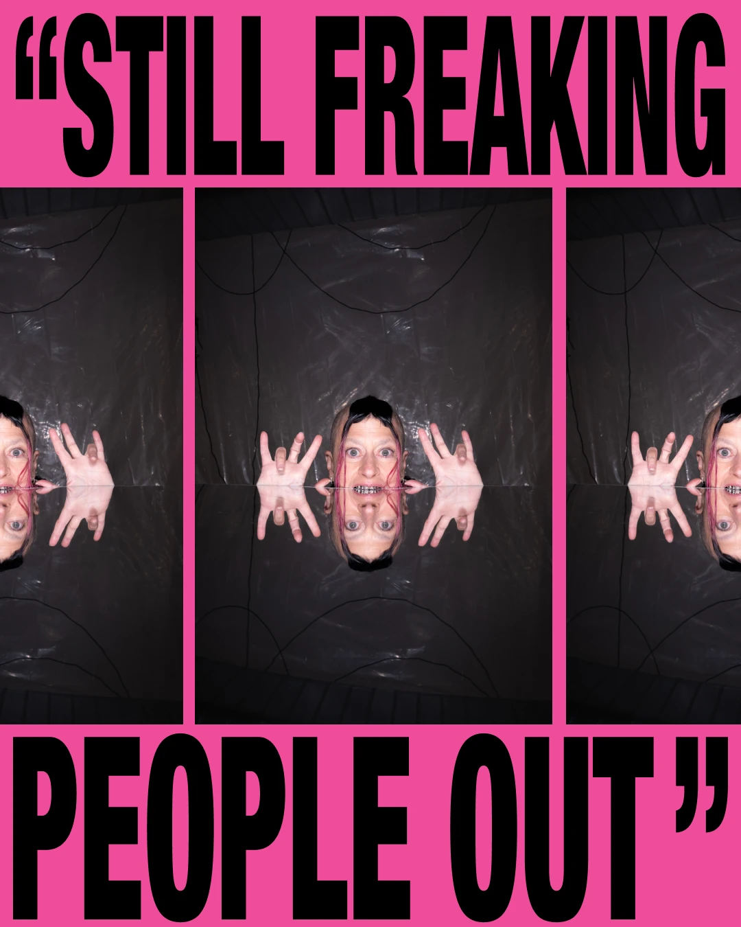 Peaches editorial spread headed Still freaking people out.