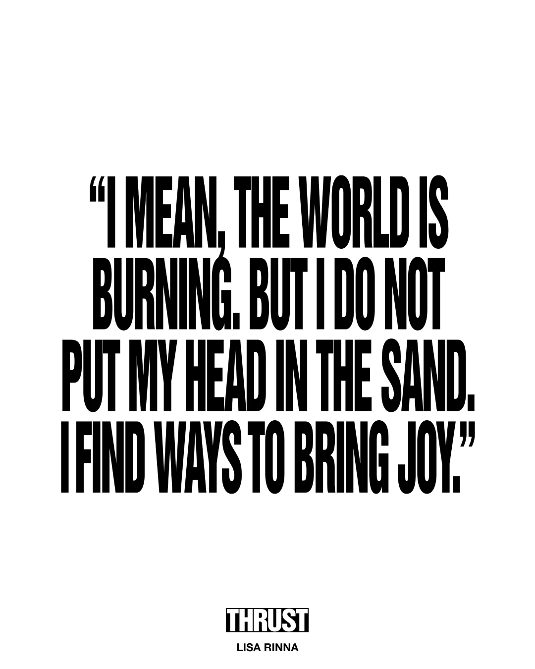 Lisa Rinna quote about finding ways to bring joy.