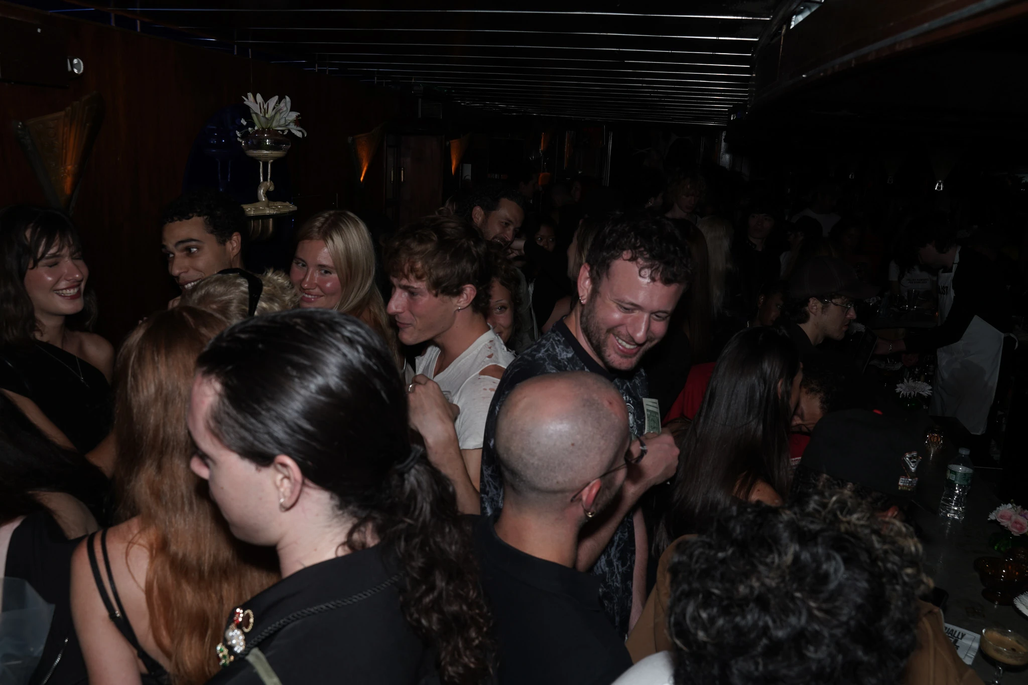 A crowded dance floor at the THRUST launch party.