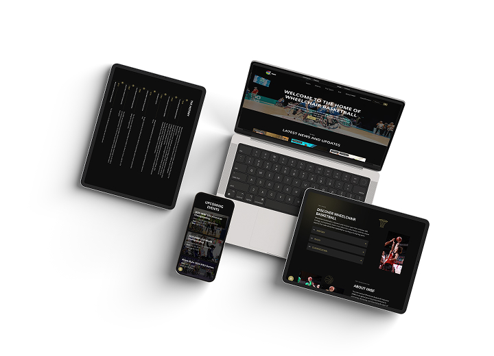 IWBF Website Branding Mockup