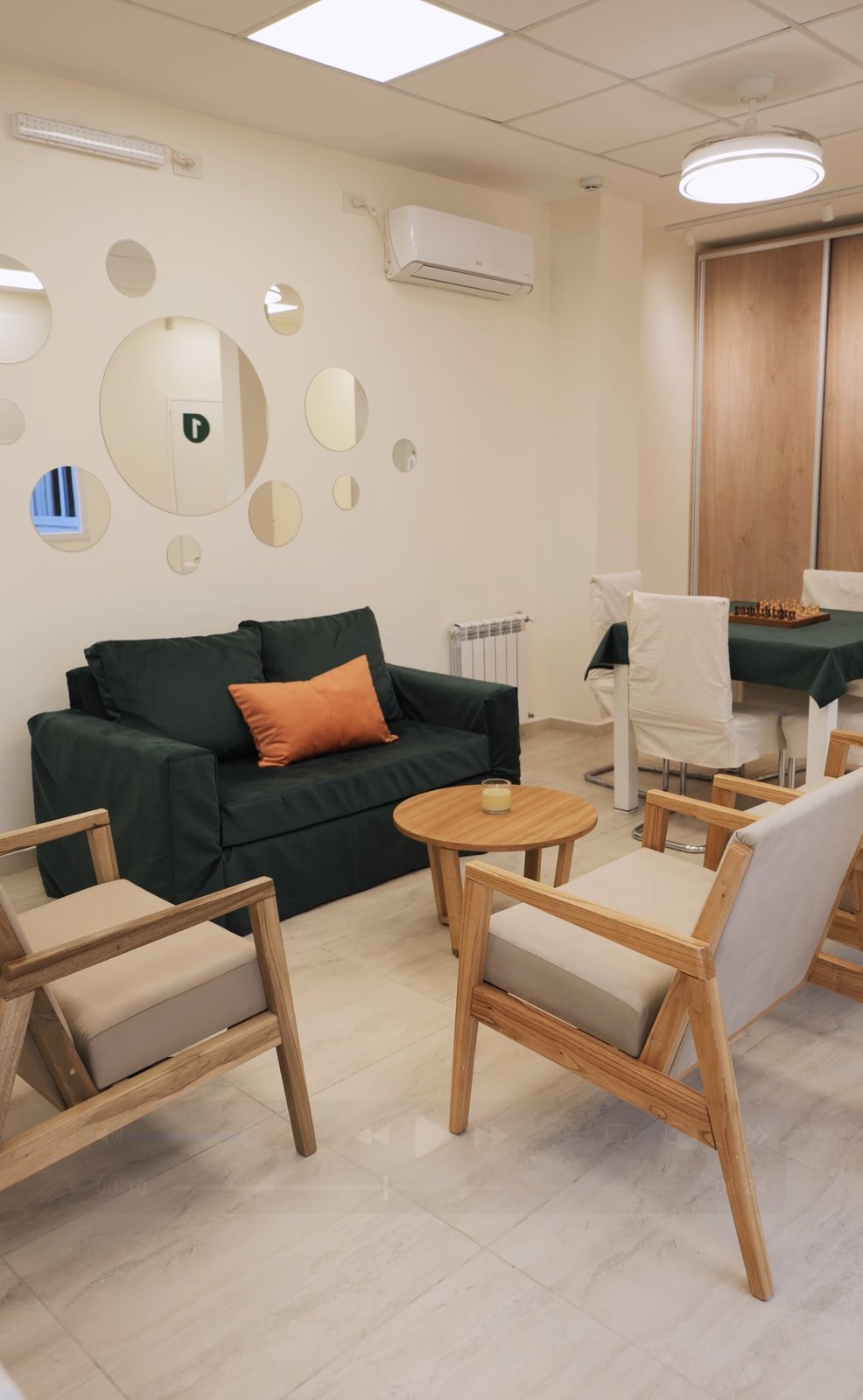 Sala de actividades y estimulación en Casa Cuidando