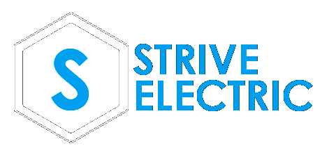 Strive Electric logo, licensed electrician serving Battle Ground WA