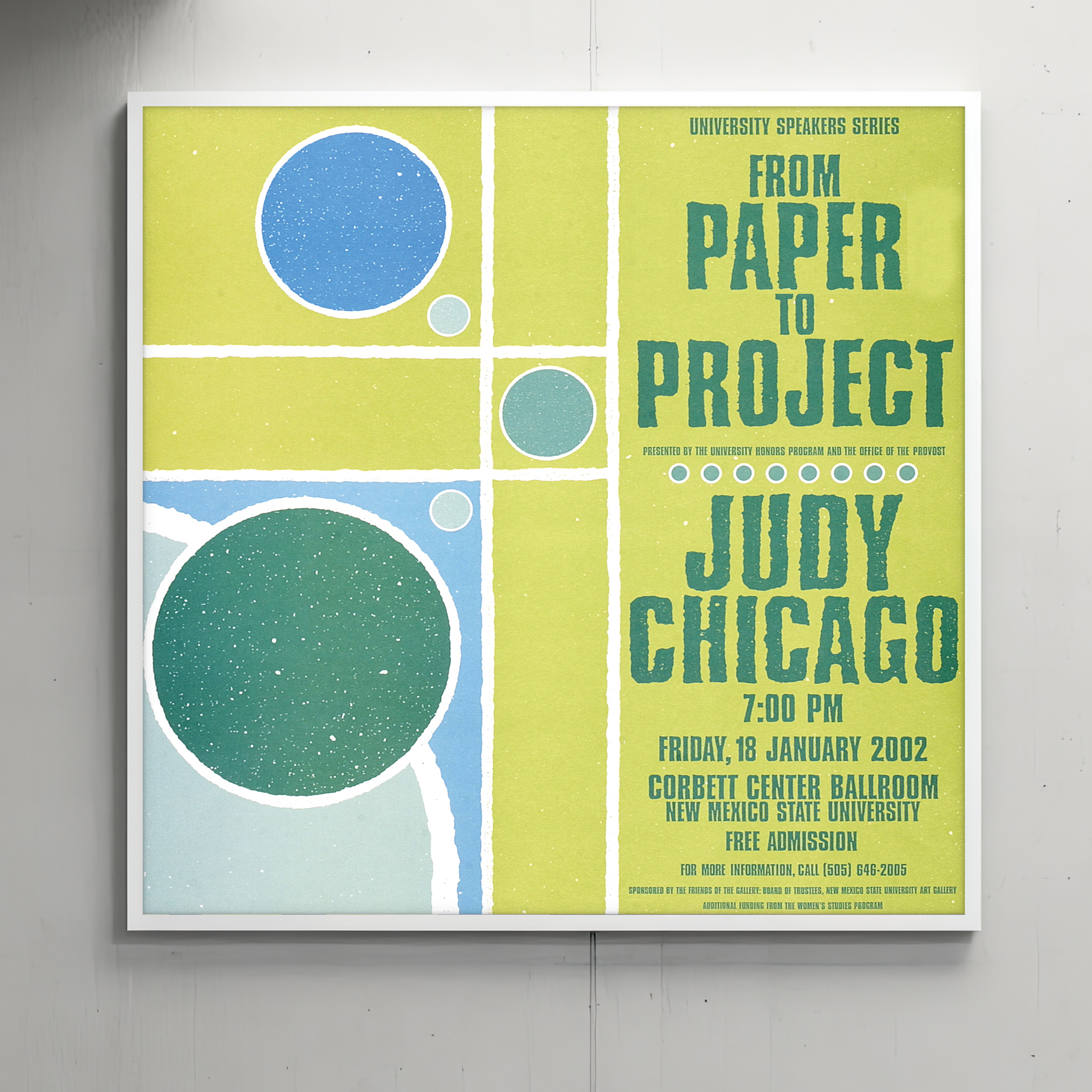 Judy Chicago Event Poster