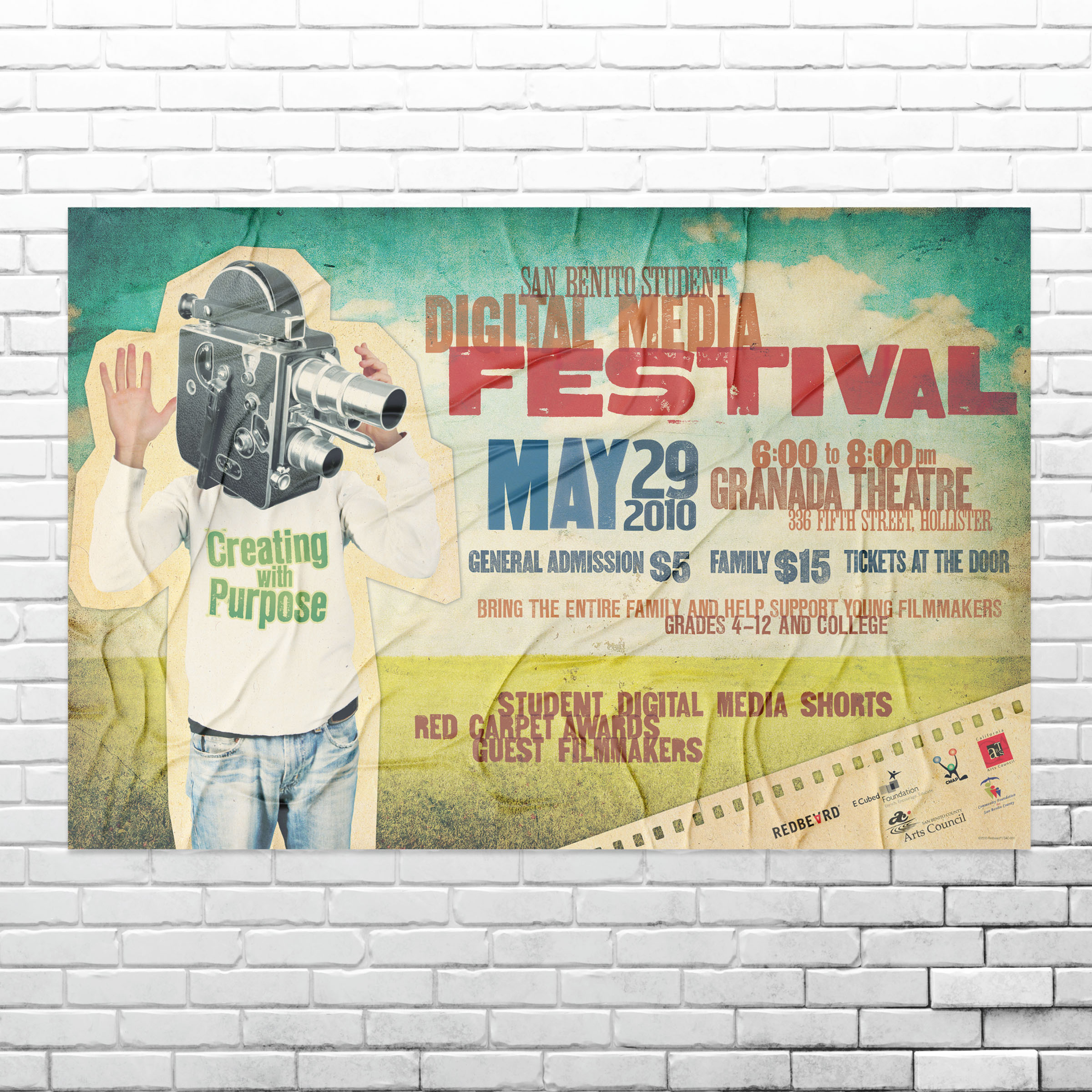 San Benito Student Digital Media Festival Poster