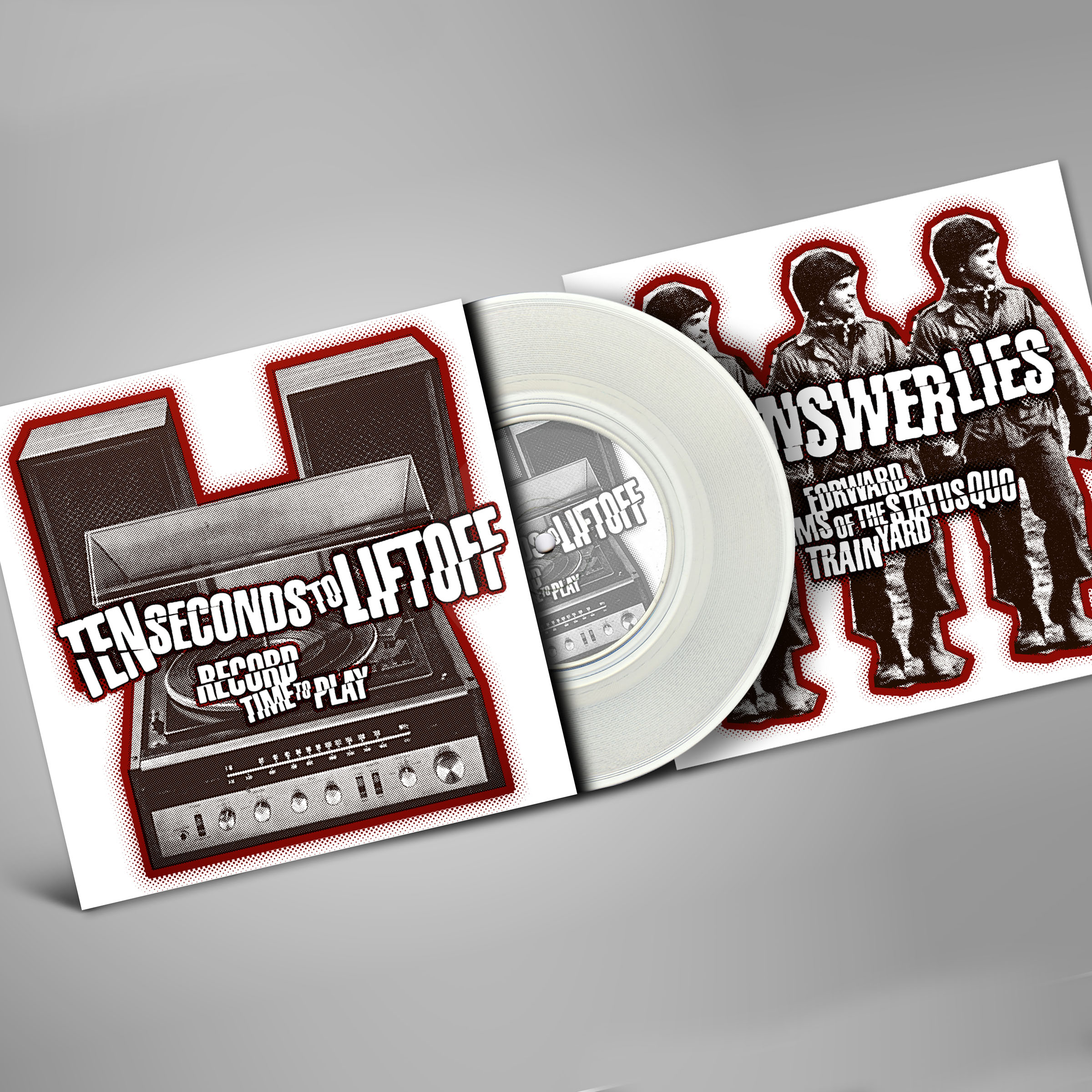 Ten Seconds to Liftoff / The Answer Lies split 7"