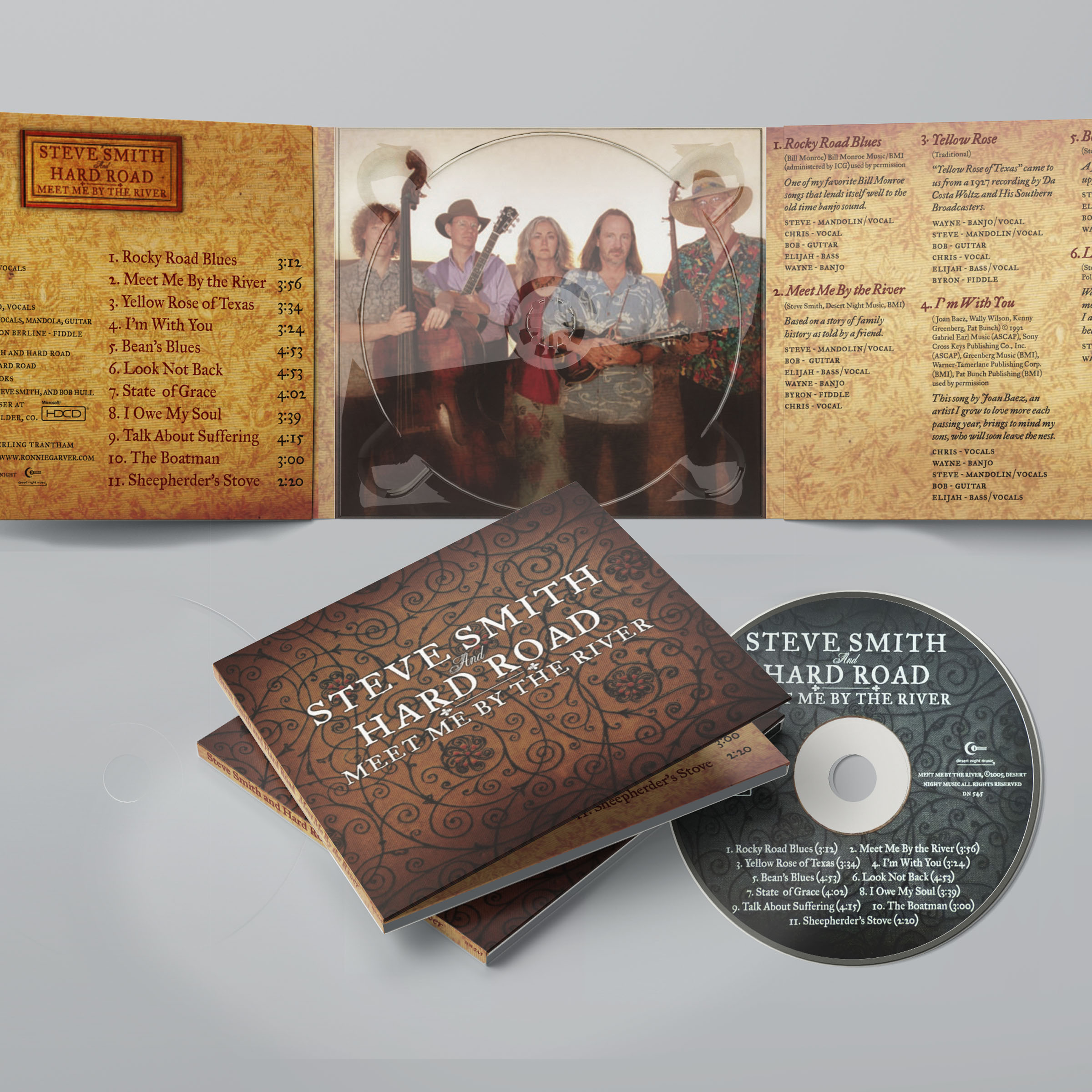 Steve Smith and Hard Road "Meet Me by the River" CD packaging