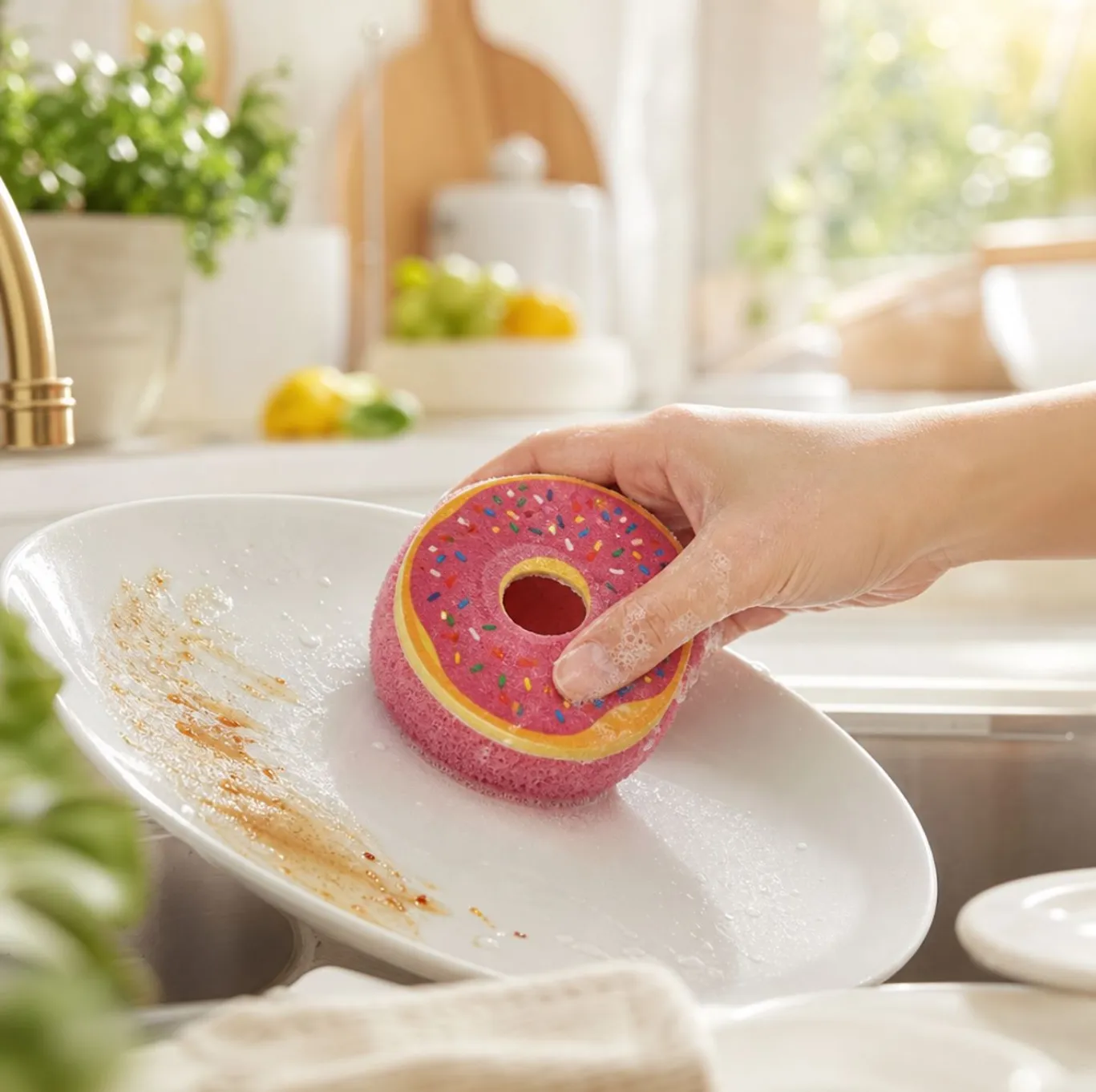 bulimumu sponge scrubbers in use