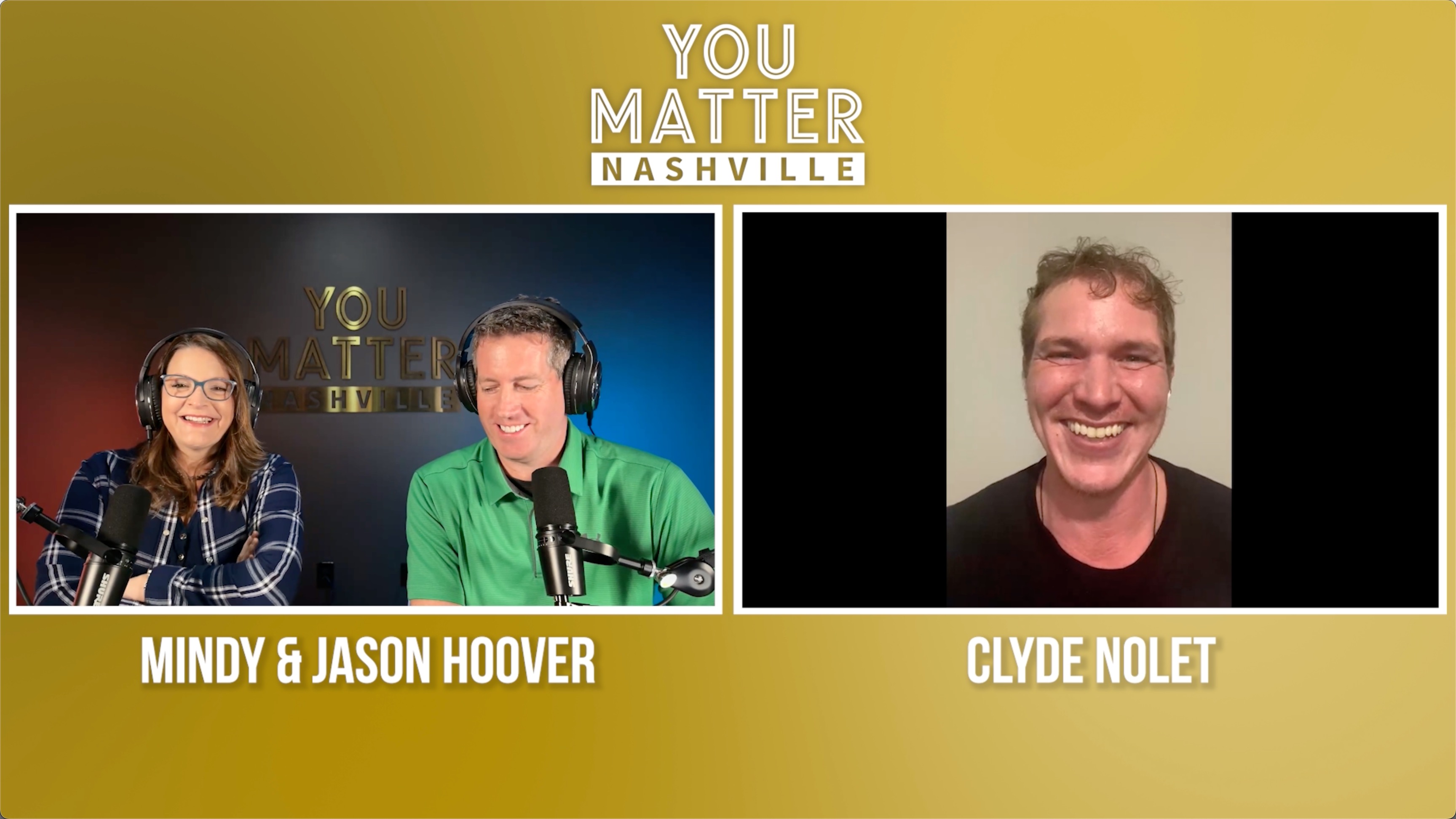 Clyde Nolet, creator of Speaks of Strength, on the You Matter Nashville podcast.