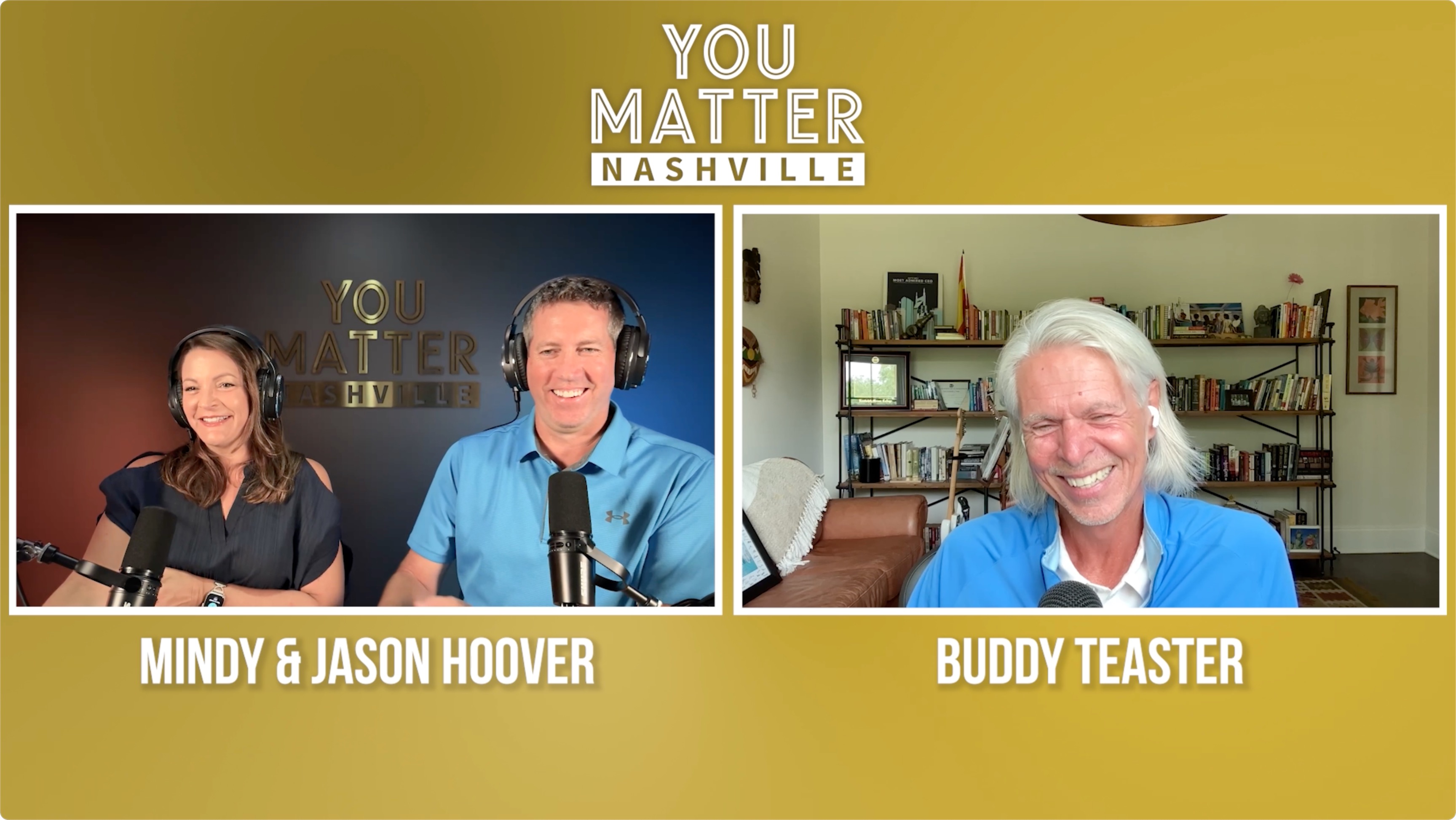 Buddy Teaster, president and CEO of Soles4Souls, on the You Matter Nashville podcast.
