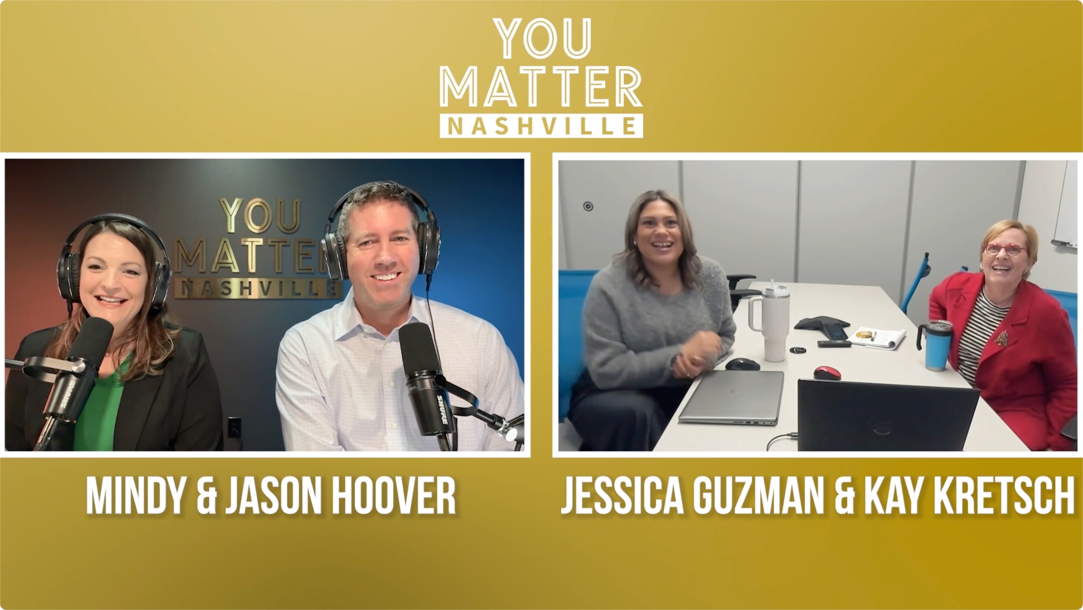 Kay Kretsch and Jessica Guzman discuss Dismas House, a Nashville nonprofit supporting formerly incarcerated individuals, on the You Matter Nashville podcast.