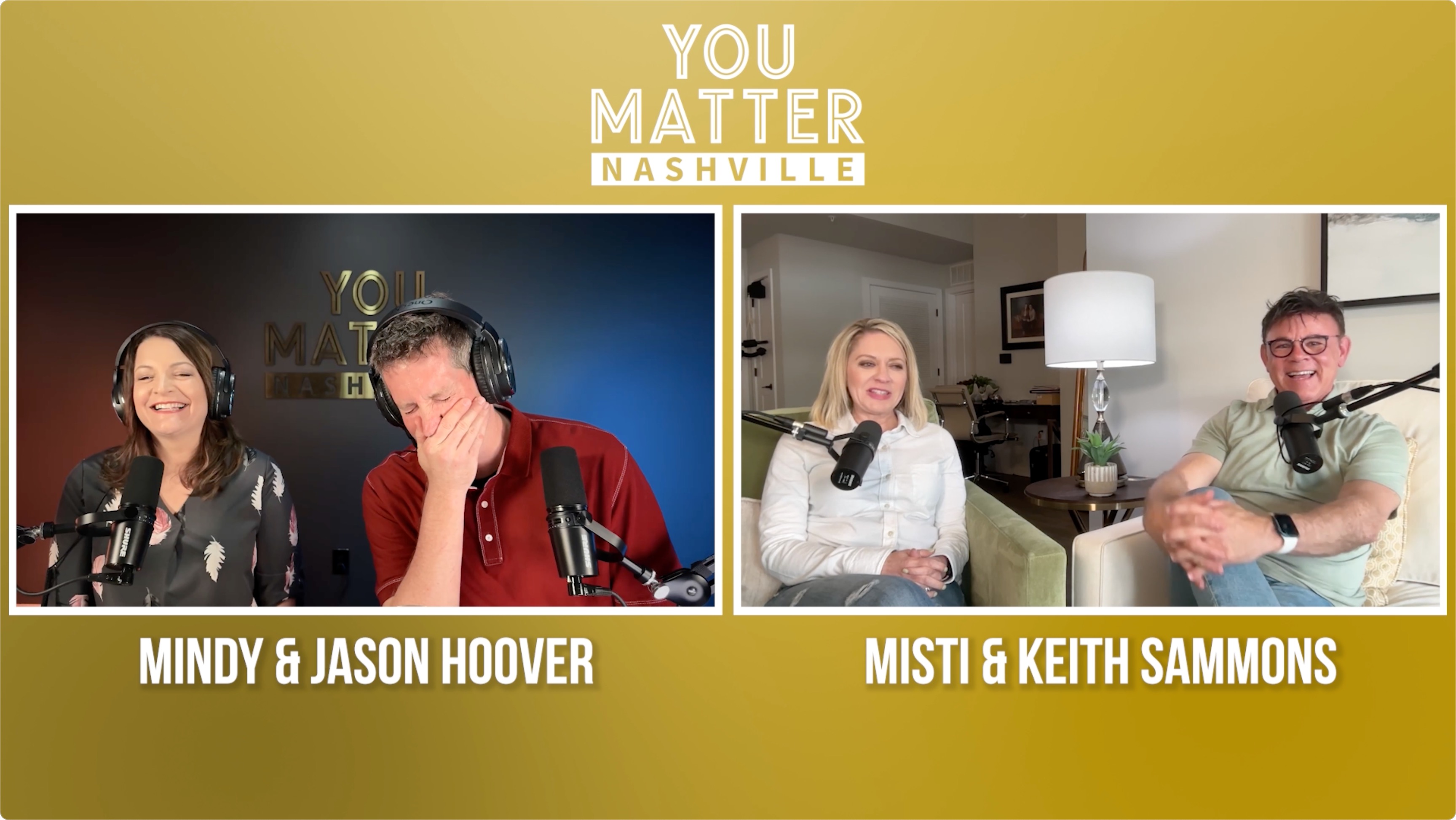 Keith and Misti Sammons, who share the story of Wild Hope, on the You Matter Nashville podcast.