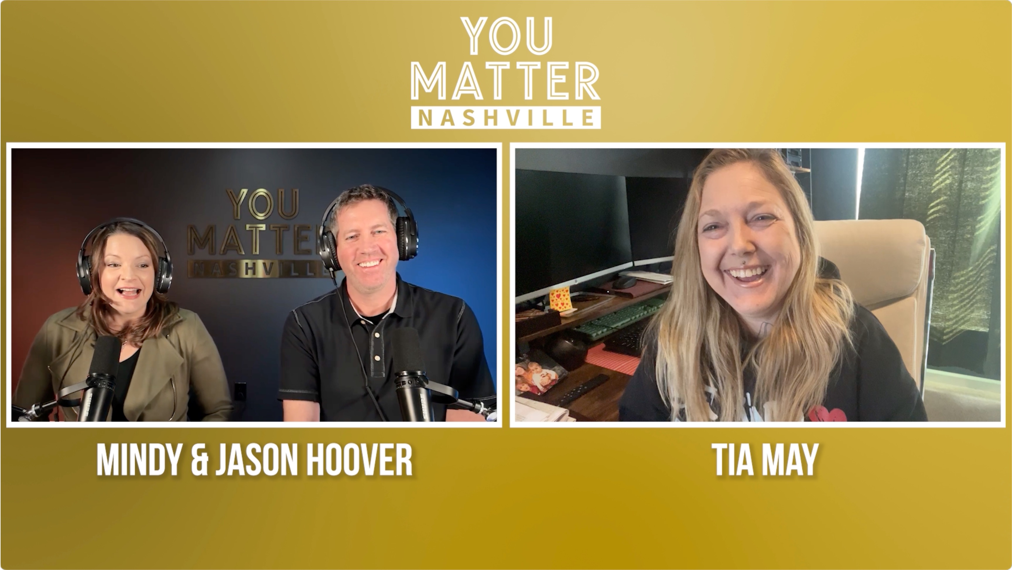 Army veteran and mental health advocate Tia May on the You Matter Nashville podcast.