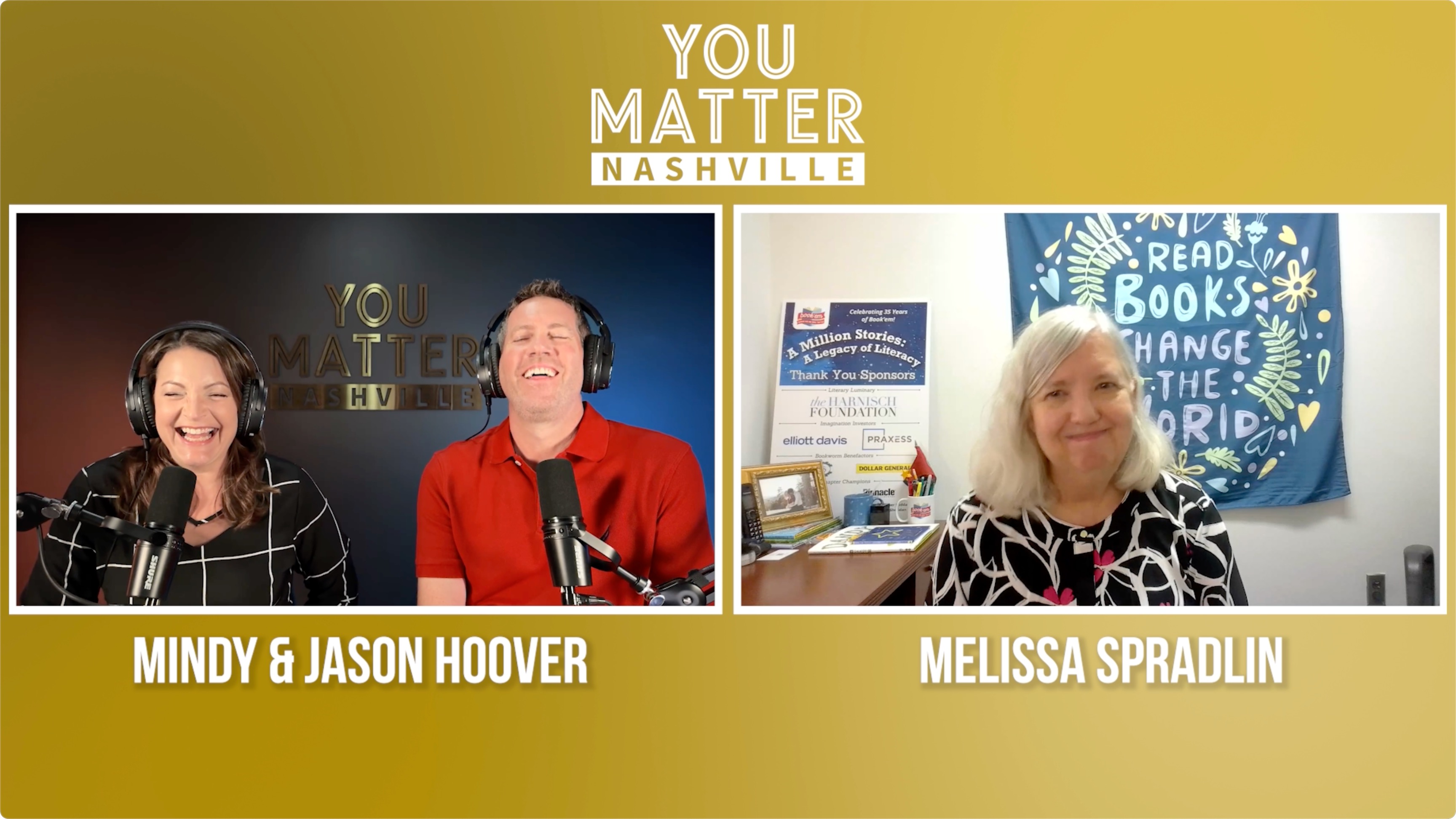 Melissa Spradlin, executive director of Book'em, on the You Matter Nashville podcast.