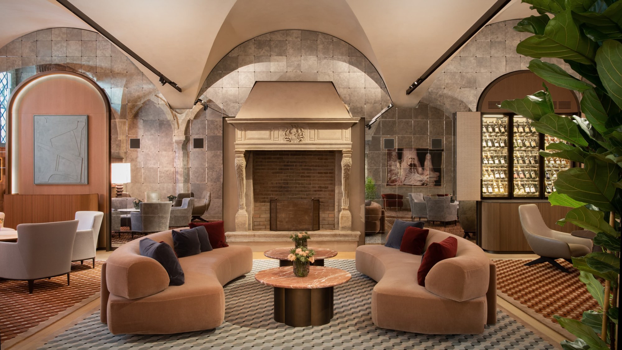 Le salon Camino - Four Seasons Hotel Milano à Milan.