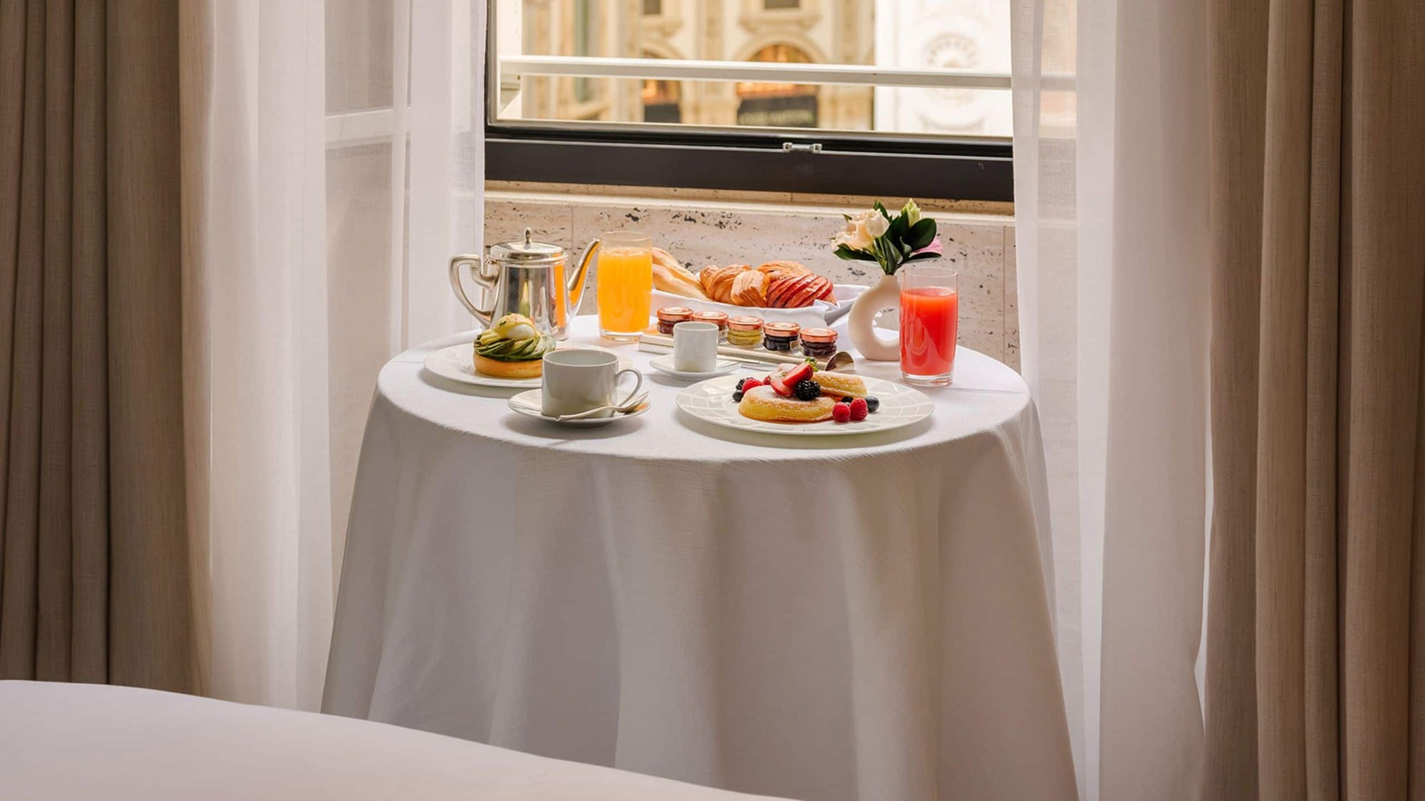 Le petit-déjeuner en chambre - Park Hyatt Milano à Milan.
