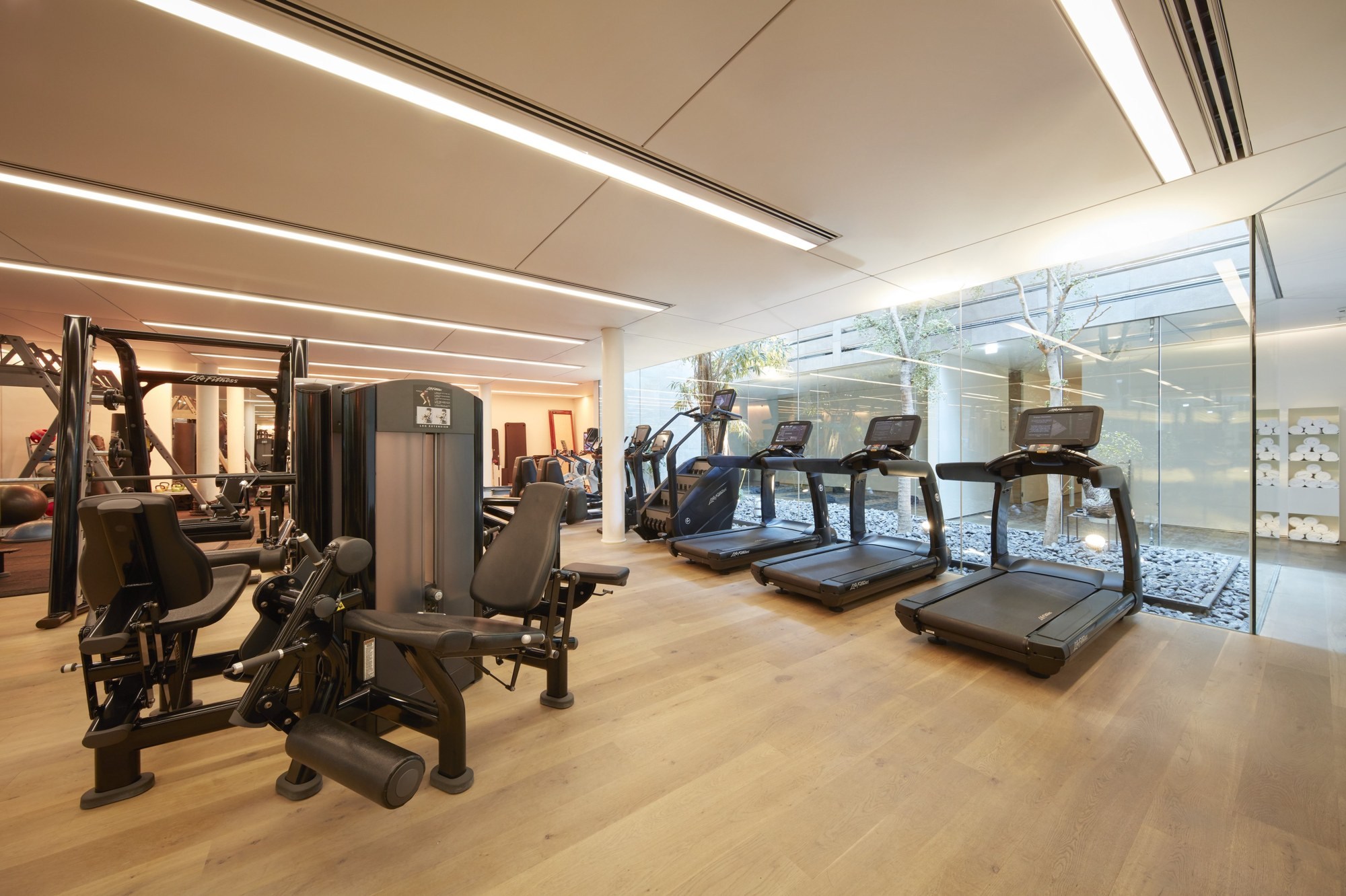 La salle de sport du Mandarin Oriental Conservatorium Amsterdam et ses équipements