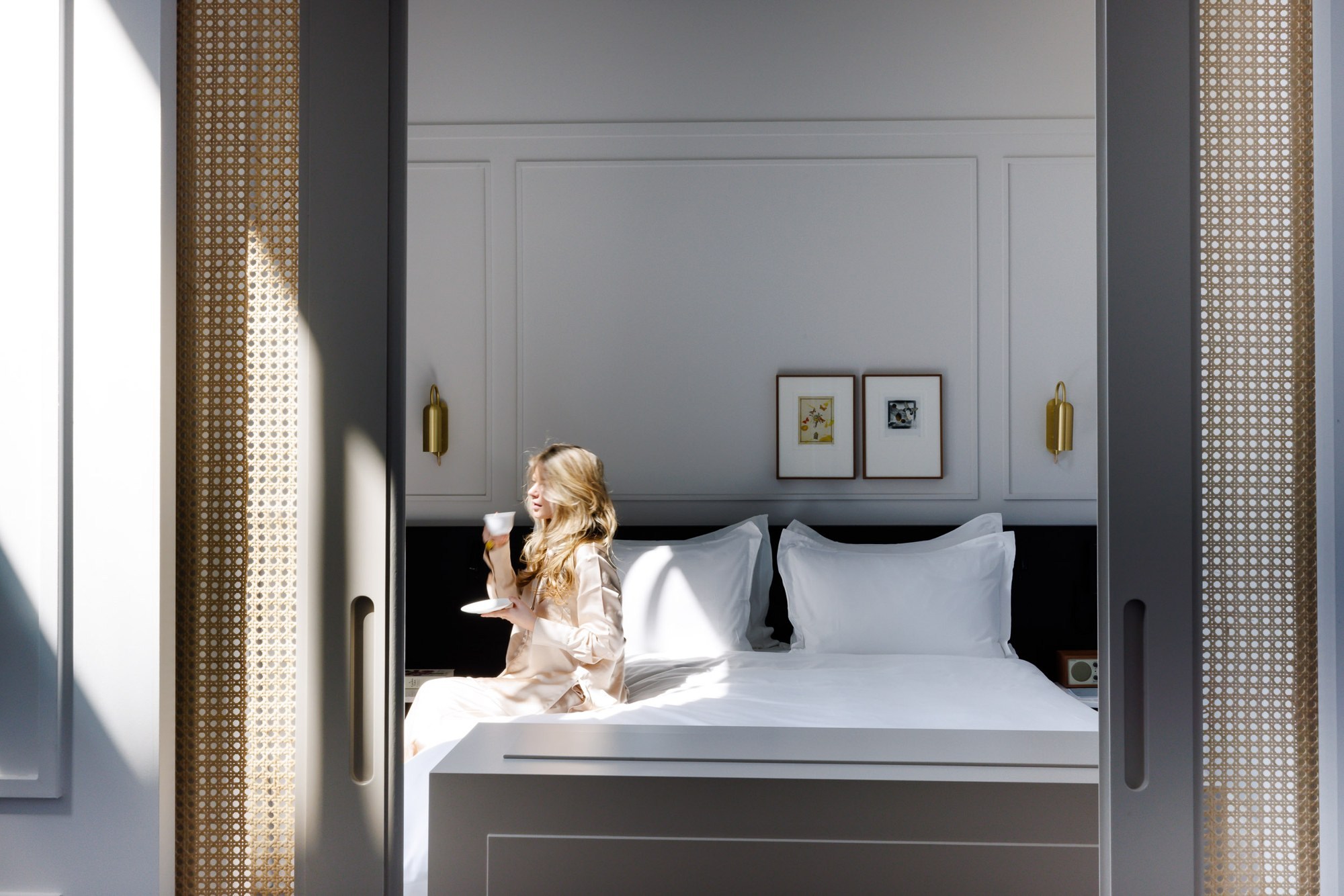 La chambre de la Pillows Suite à Amsterdam