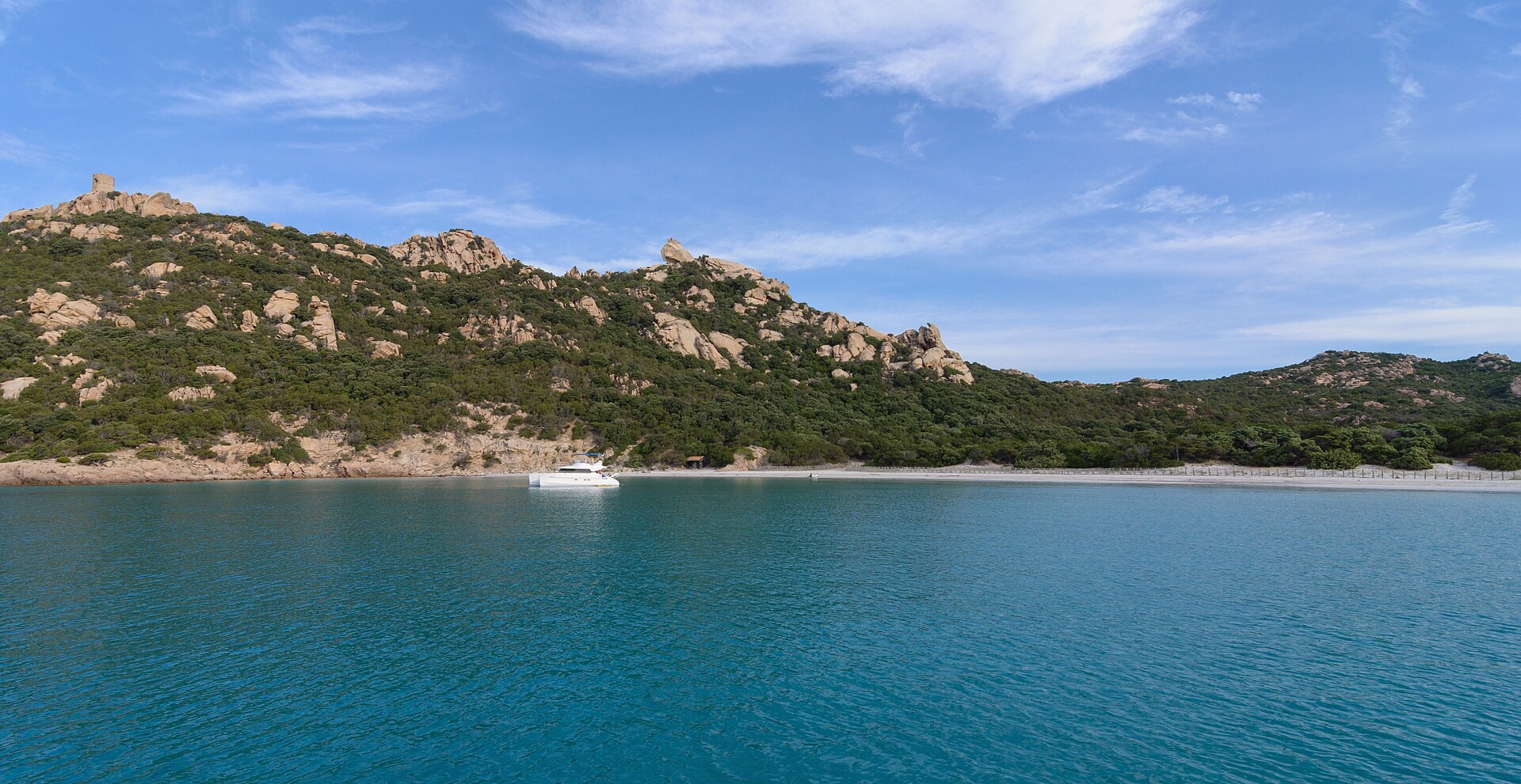 La plage de Cala di Roccapina, Sartenais