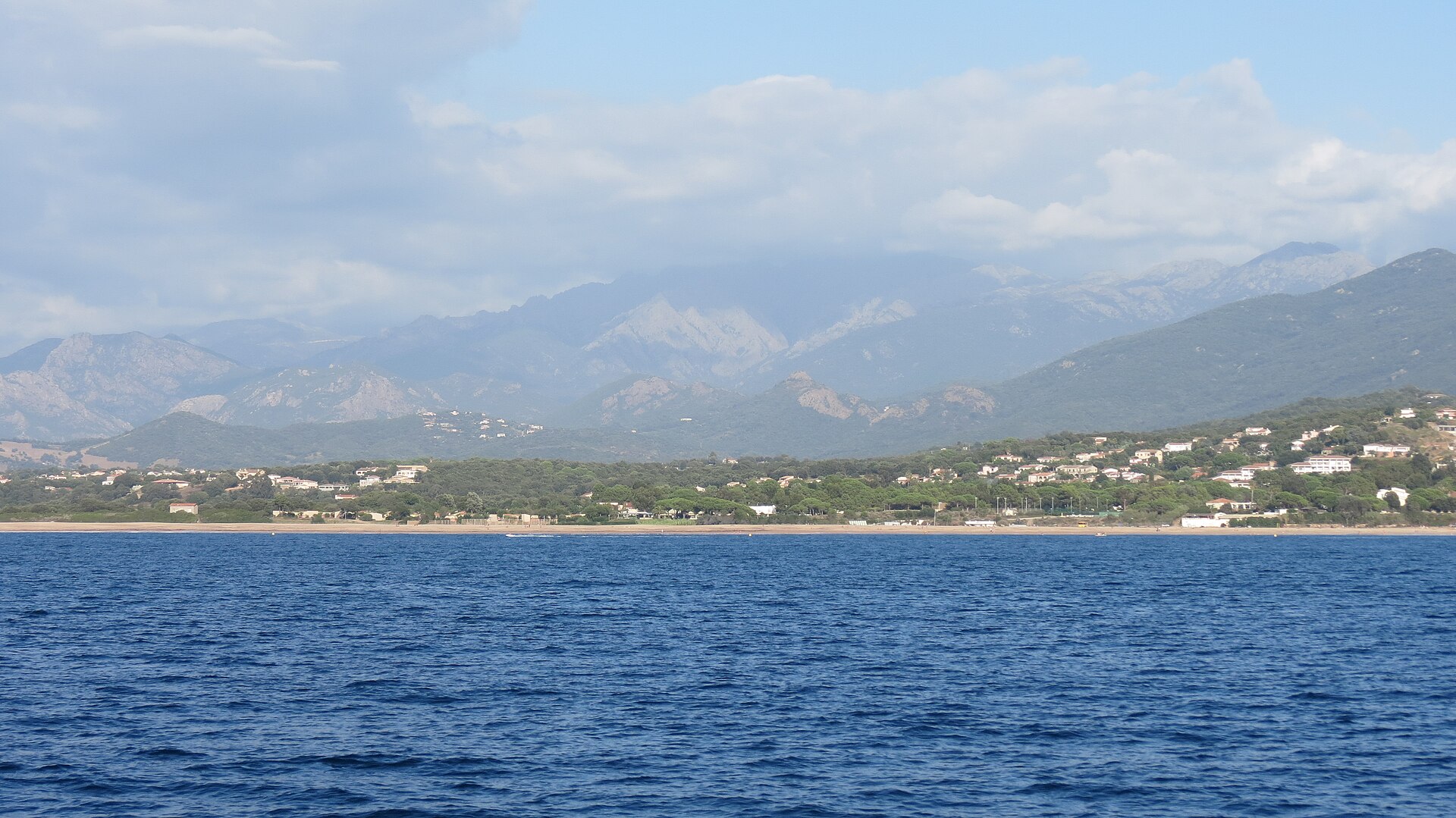 La station de Porticcio, golfe d'Ajaccio