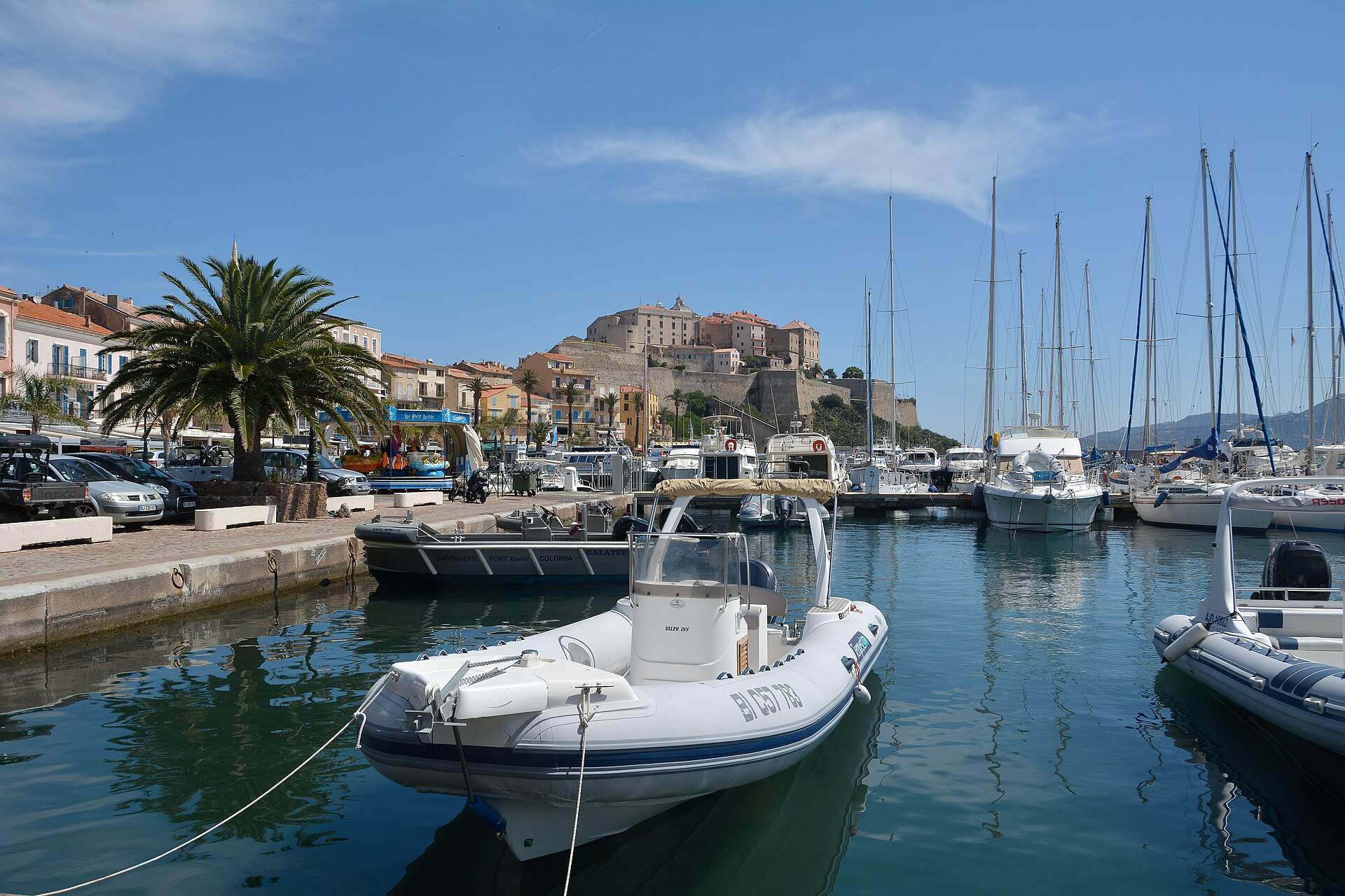 Le port et la citadelle de Calvi