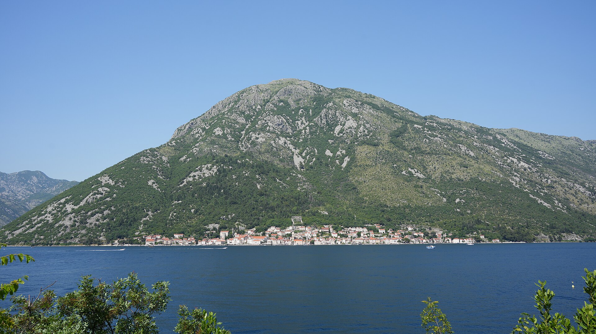 Perast dans les bouches de Kotor