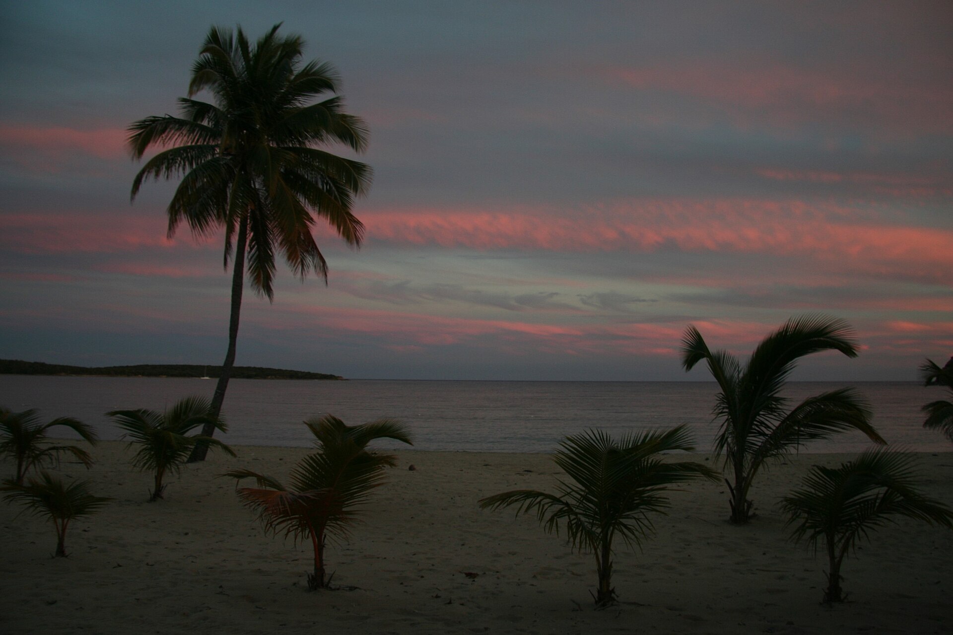 Coucher de soleil sur Sun Bay, Vieques