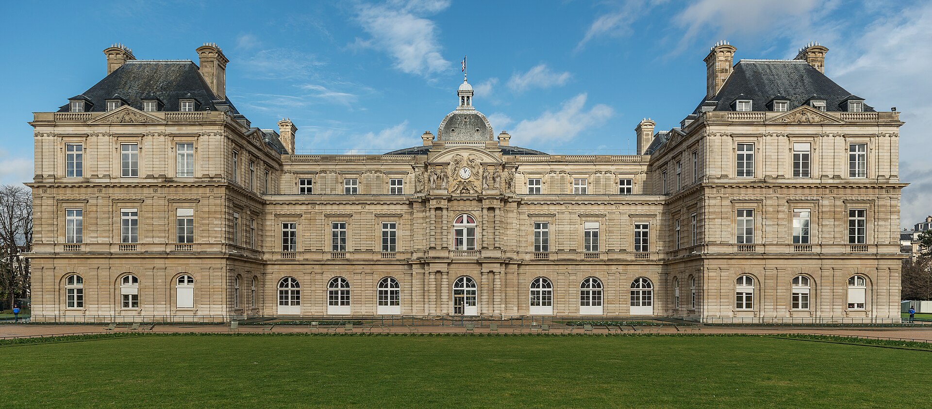 Le palais du Luxembourg, côté jardin