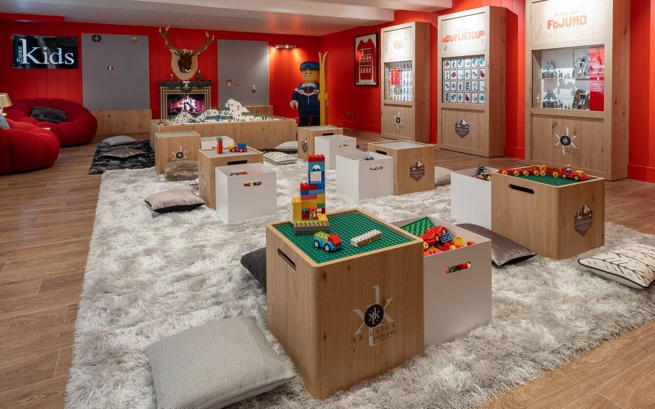 L'espace de jeux LEGO pour les enfants : La Chaudanne à Méribel.