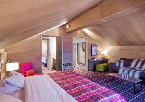 La Honey Suite sous les toits : Le Savoy à Méribel.
