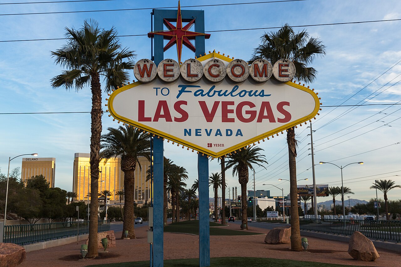 Le panneau Welcome to Fabulous Las Vegas au sud du Strip