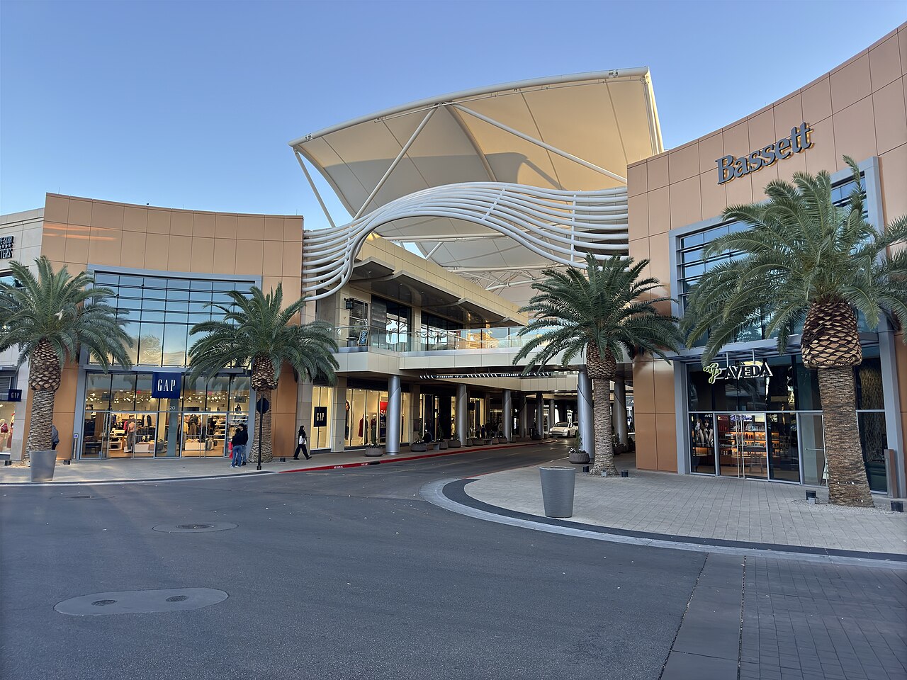 Commerces et promenade de Downtown Summerlin, à l'ouest de Las Vegas