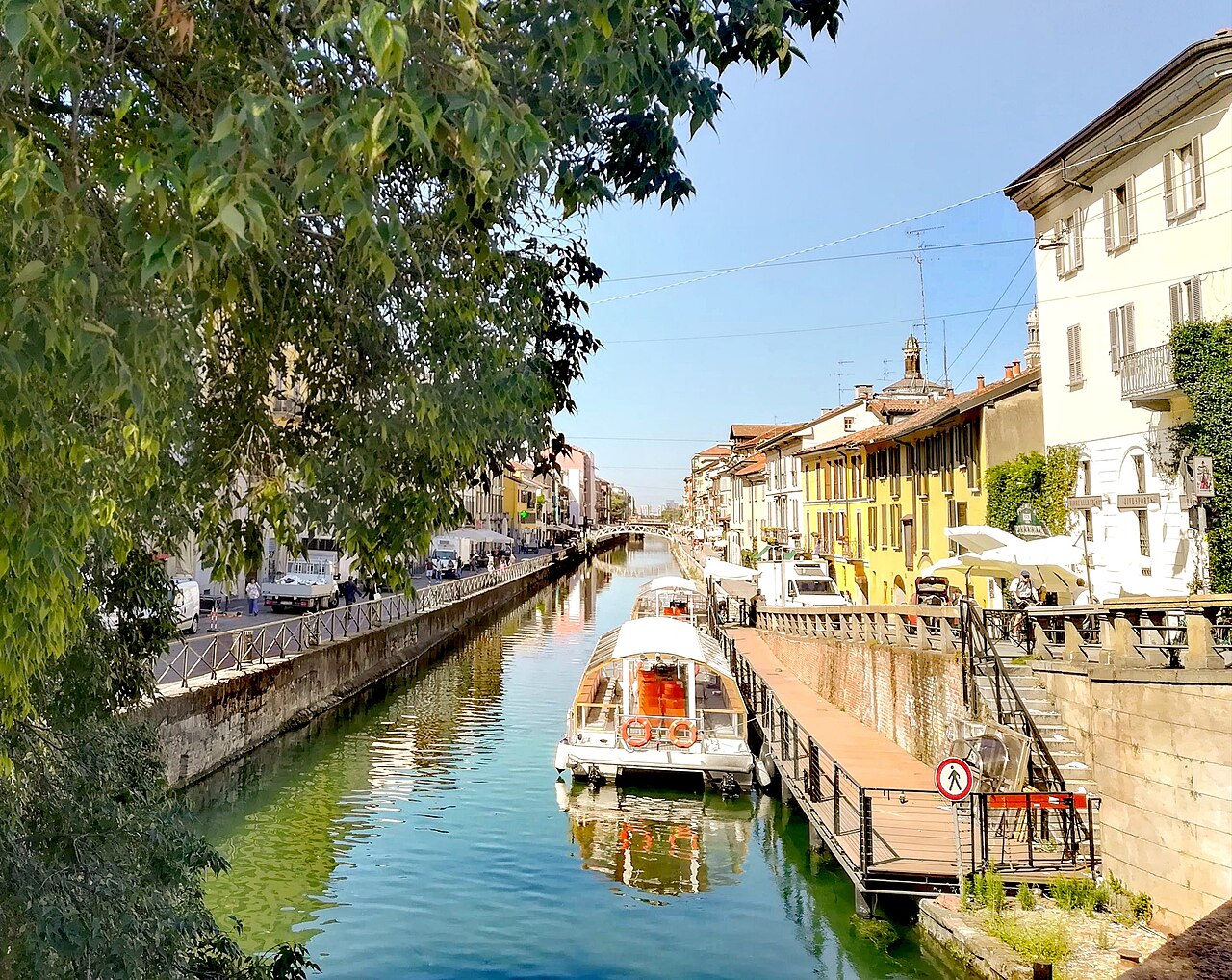 Le Naviglio Grande, une promenade dans le sud-ouest de Milan.