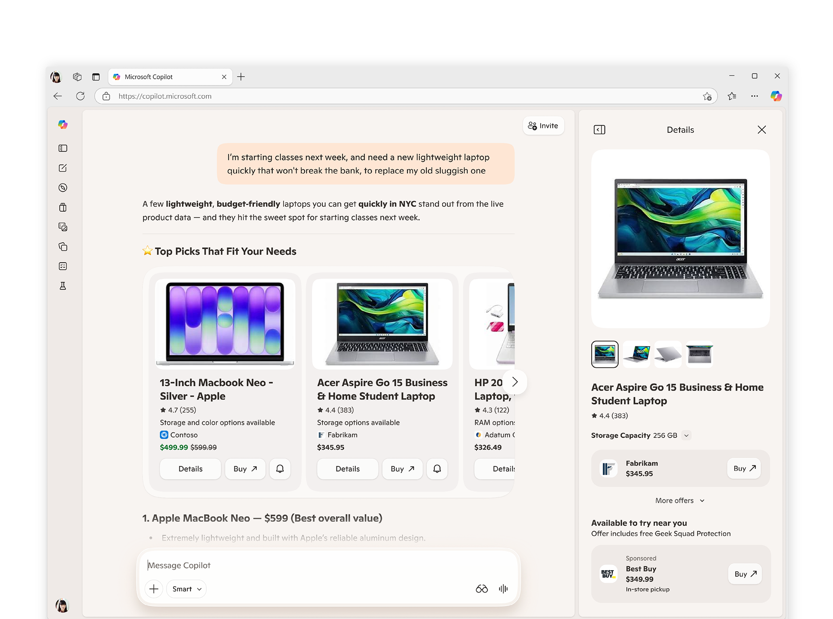 blue2purple - Microsoft AI Max for Search inside Copilot