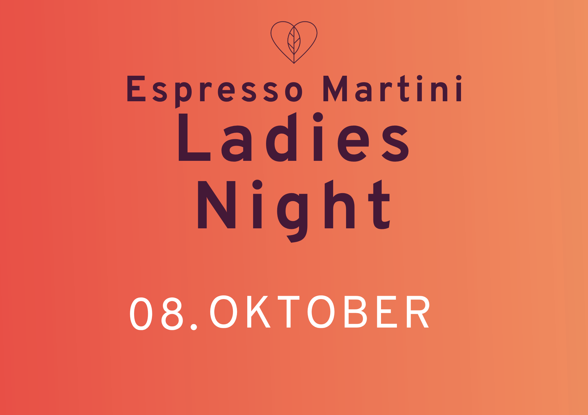 Espresso Martini - Ladies Night