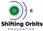 Diagram showing a green core with orbiting gray spheres and blue arcs labeled Foundation.
