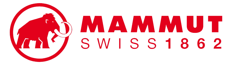 Mammut brand logo with a red mammoth and the text Swiss 1862.