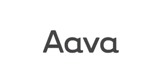 The black word 'Aava' on a white background.