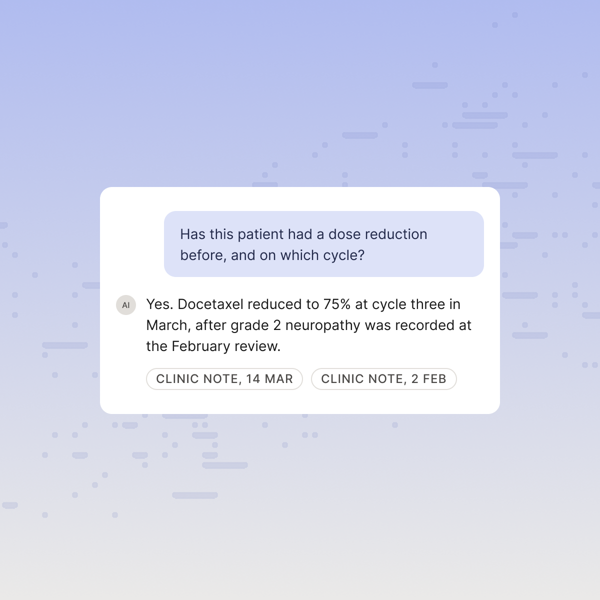 Gosta dictation writing directly into a structured clinical note