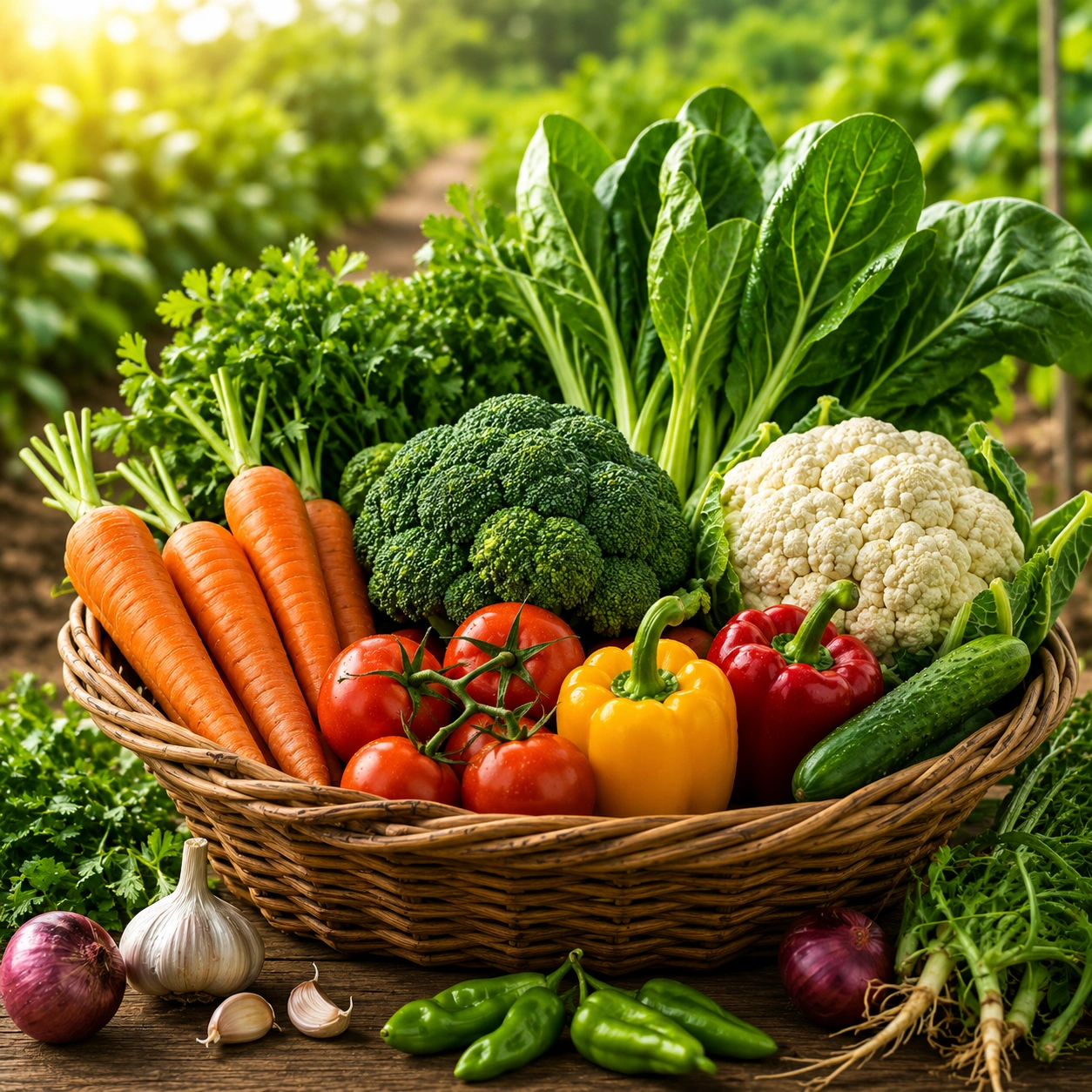 Fresh vegetables for wholesale and export
