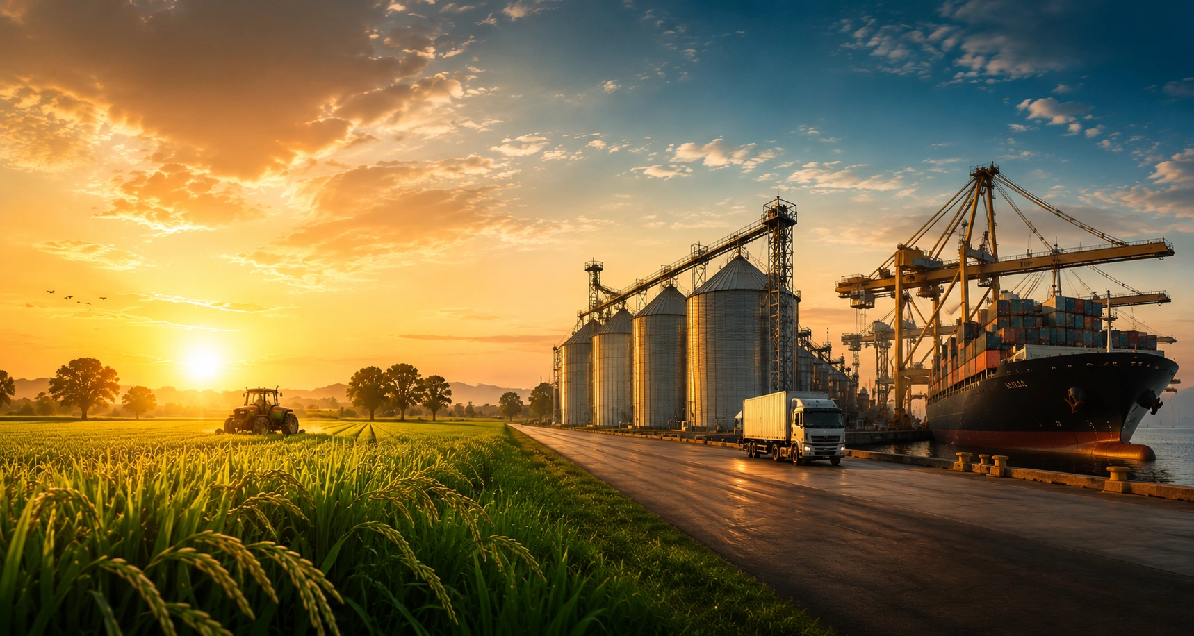 Agricultural produce prepared for B2B supply and export
