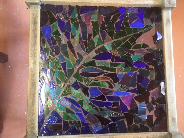 Mosaic side table