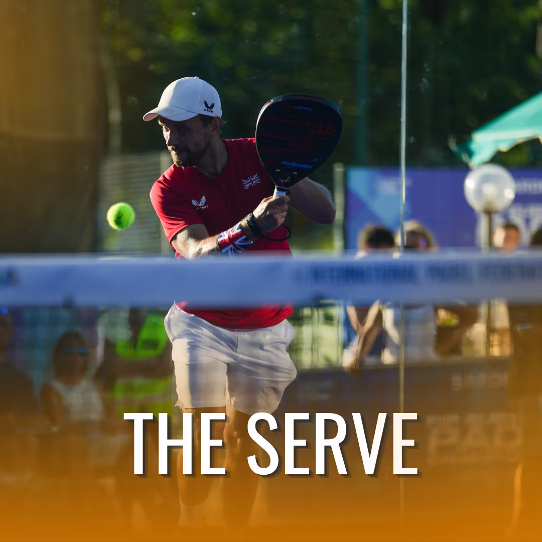 Padel serve technique