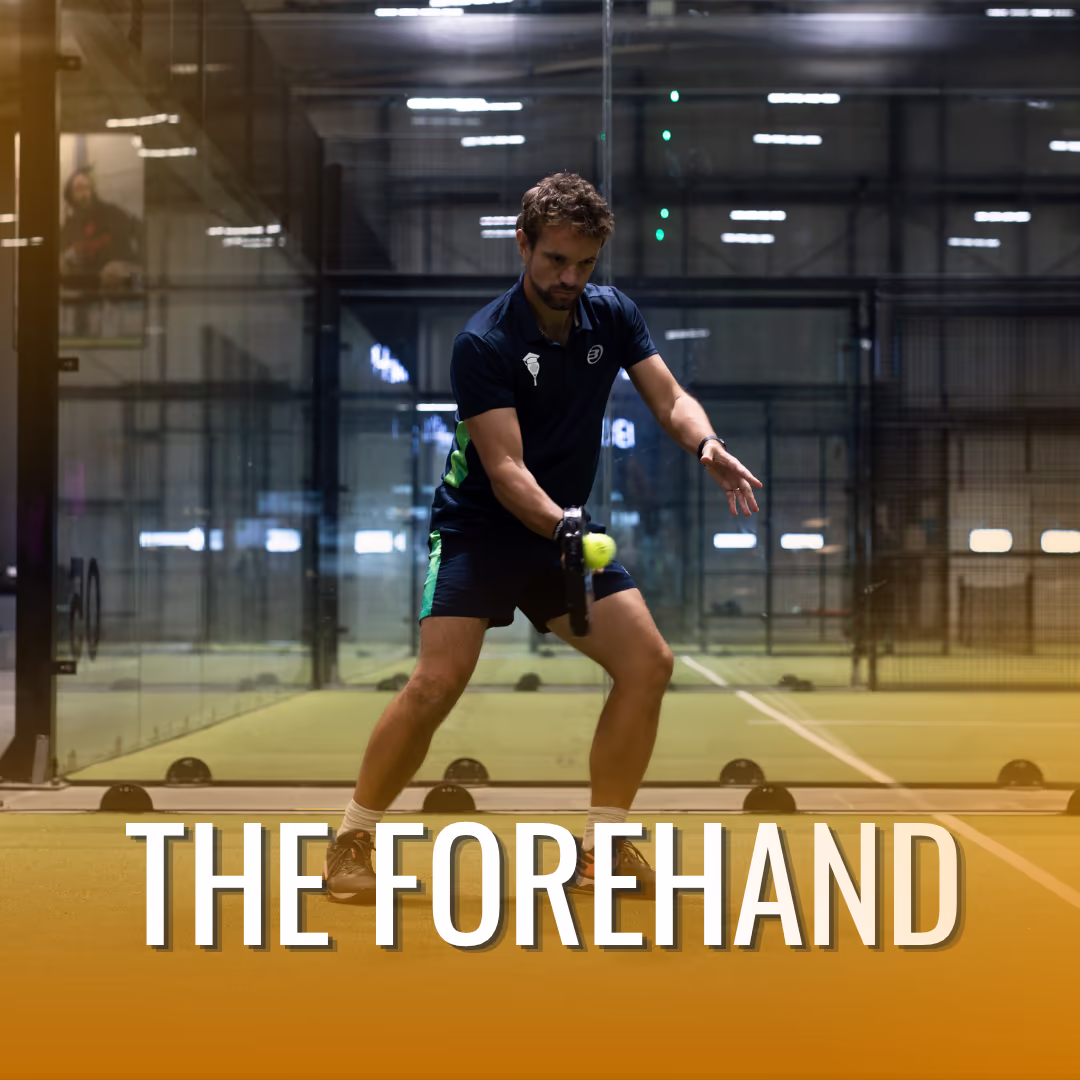 Padel forehand technique