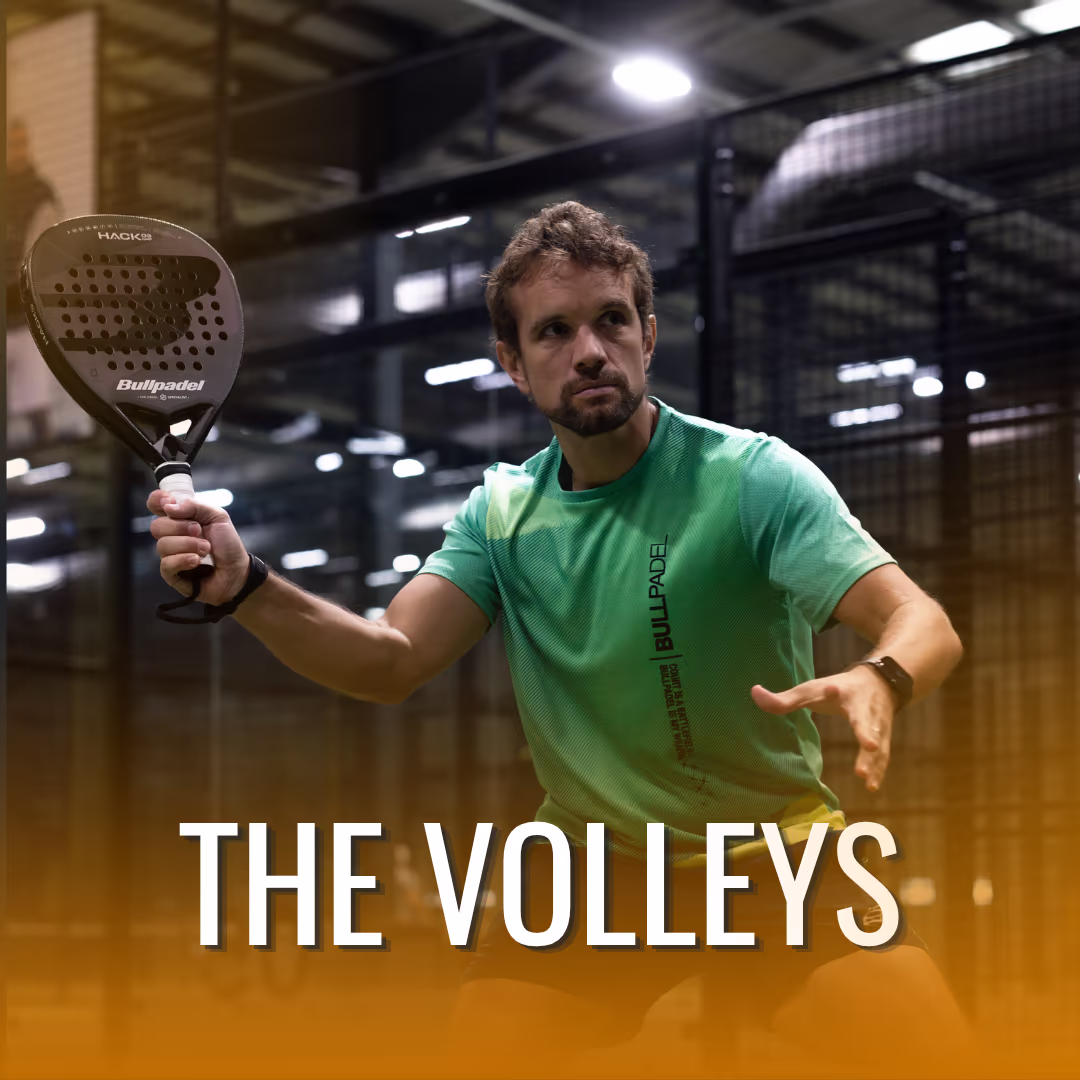 Padel volley technique