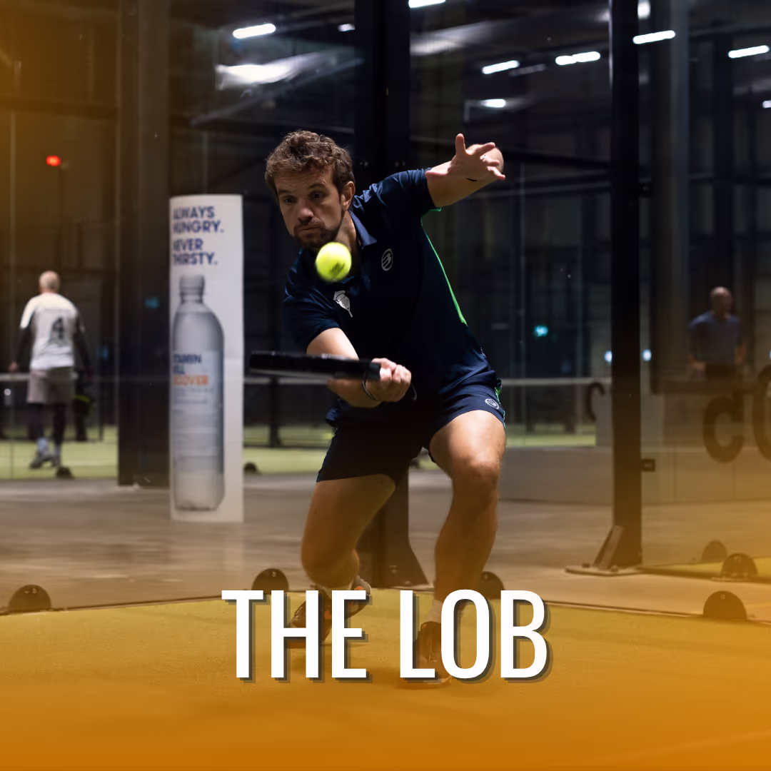 Padel lob technique
