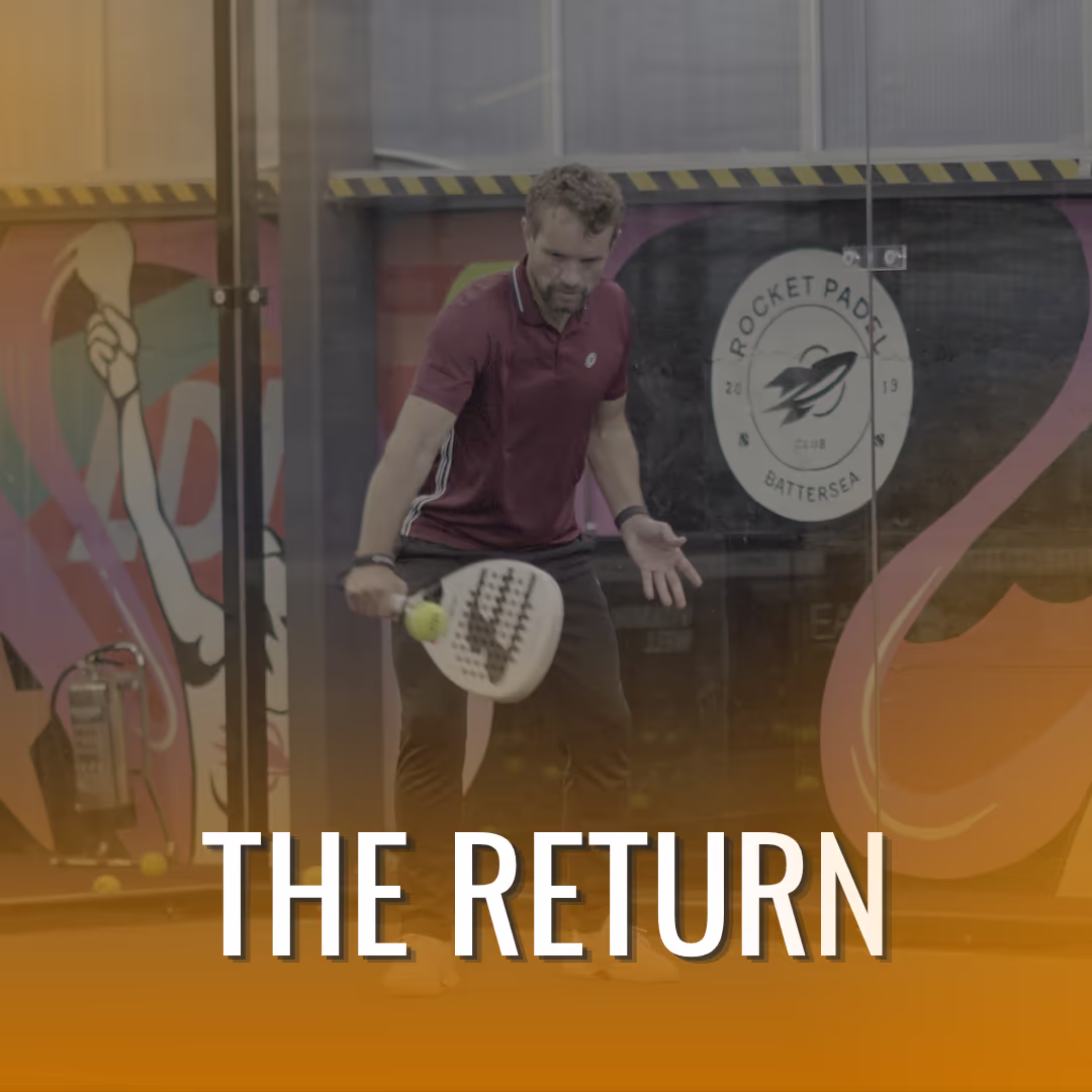 Padel return technique